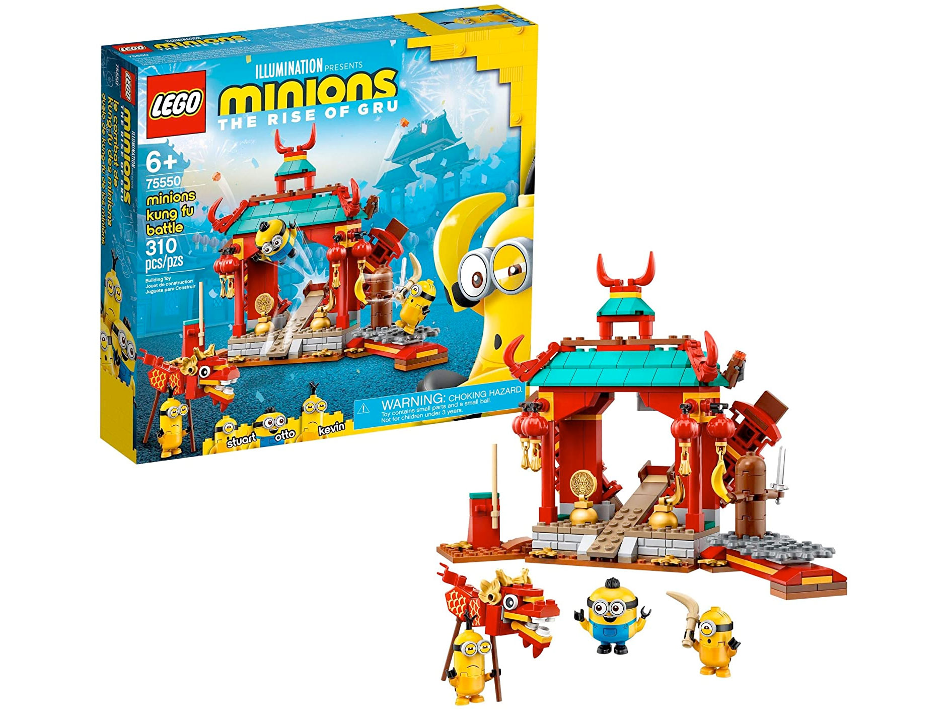 Lego Minions: Minions Kung Fu Battle 75550 (310 pcs)只賣$29.86