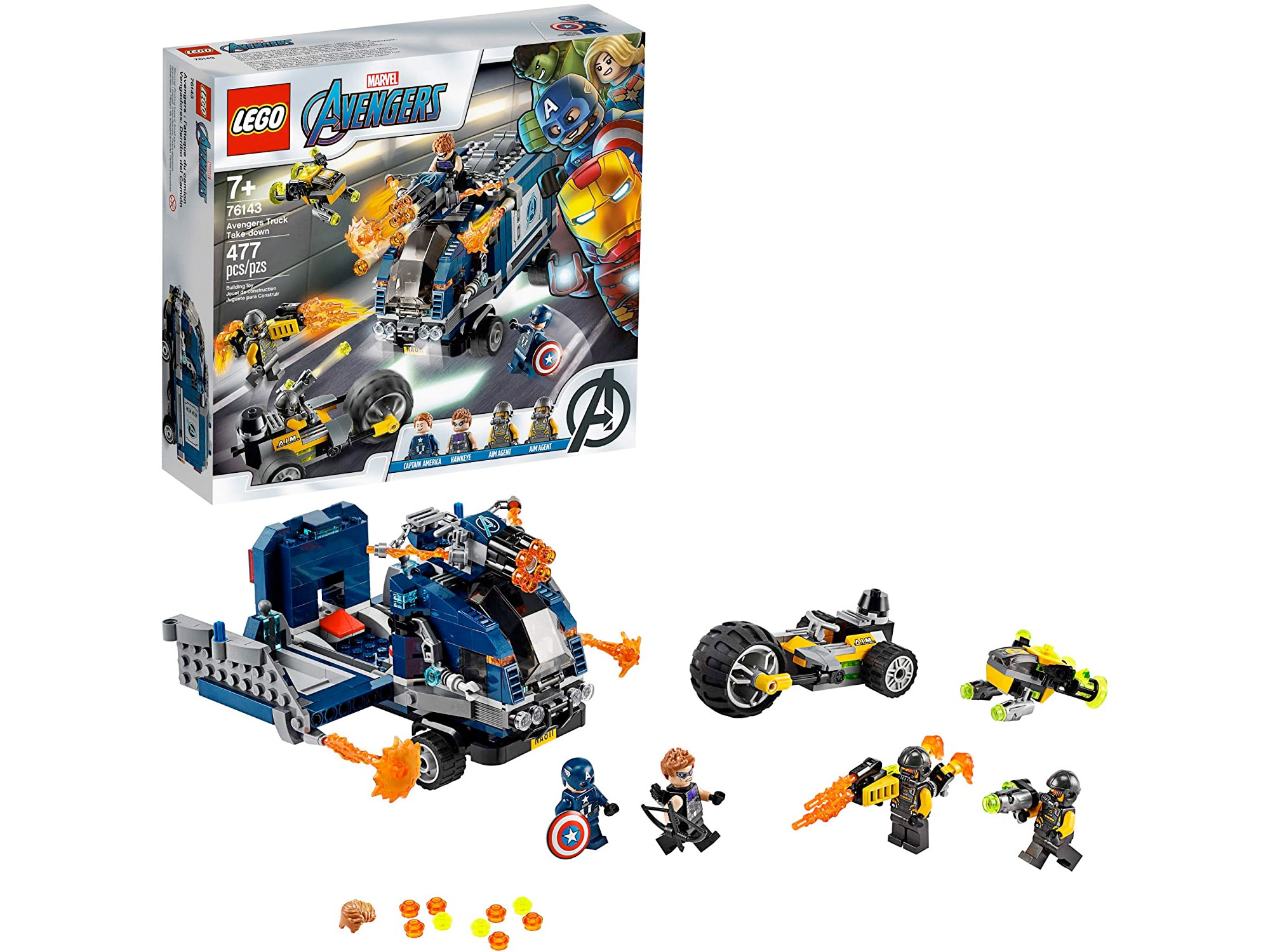 Amazon:LEGO Marvel Avengers Truck Take-Down 76143 (477 pcs)只賣$34.97
