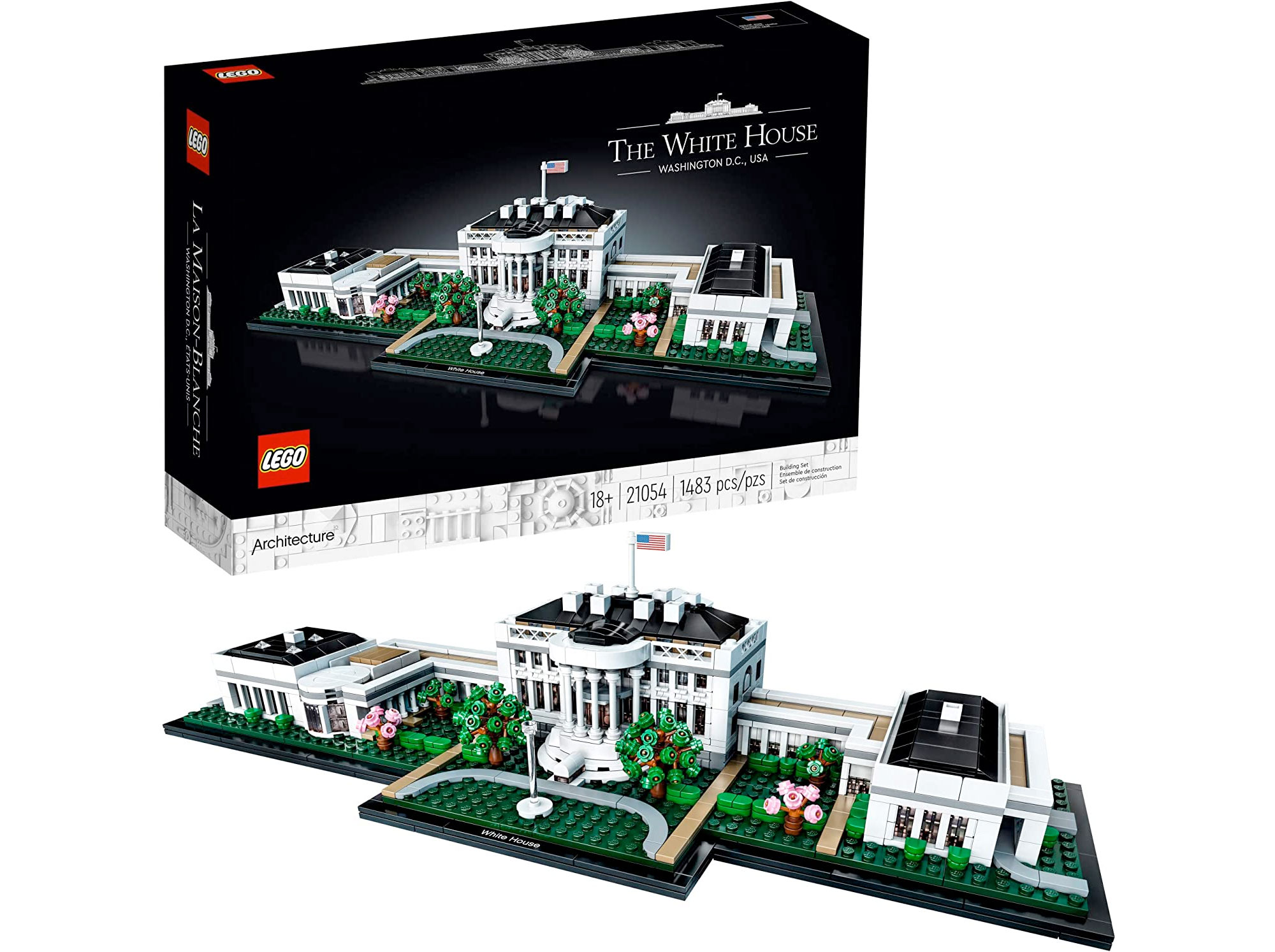 Amazon：LEGO Architecture Collection: The White House 21054 (1483 pcs)只賣$116.87