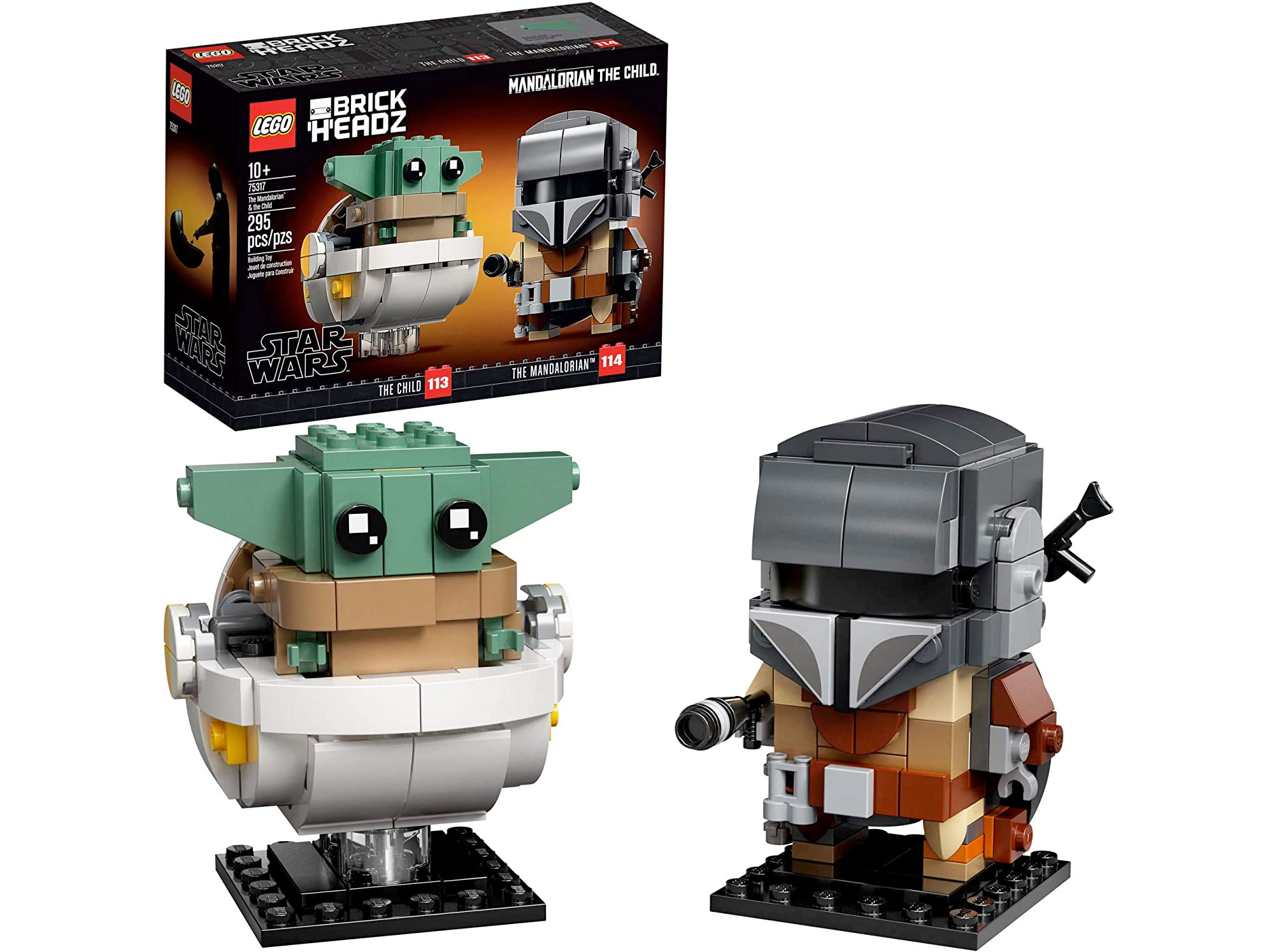 Amazon：LEGO BrickHeadz Star Wars The Mandalorian & The Child 75317 (295 pcs)只賣$20.77