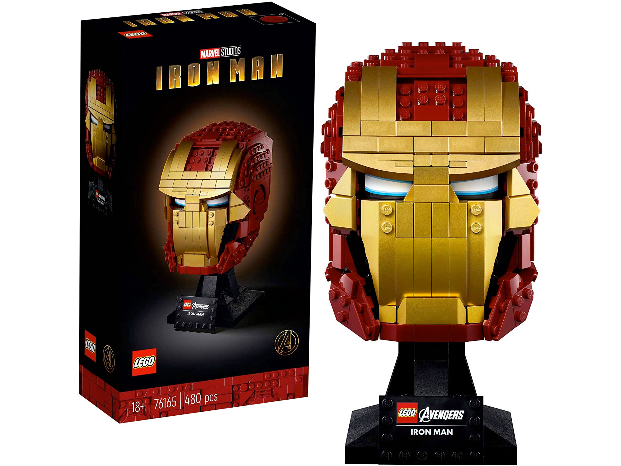 Amazon：LEGO Marvel Avengers Iron Man Helmet 76165 (480 pcs)只賣$69.86
