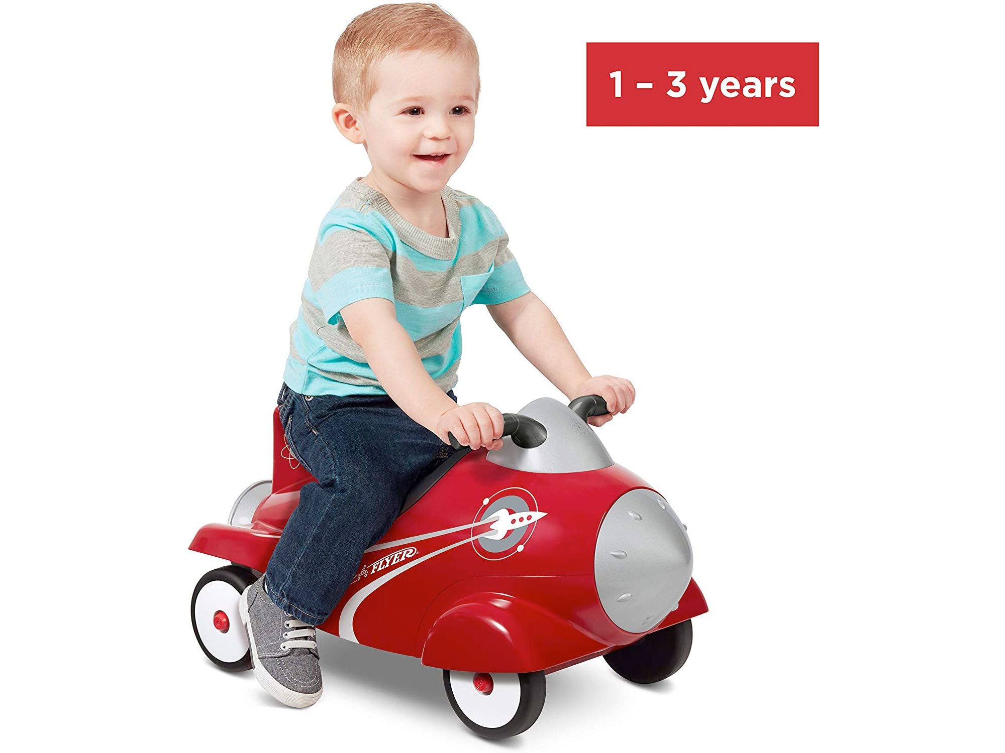 Amazon:Radio Flyer Retro Rocket Ride On只賣$49.97