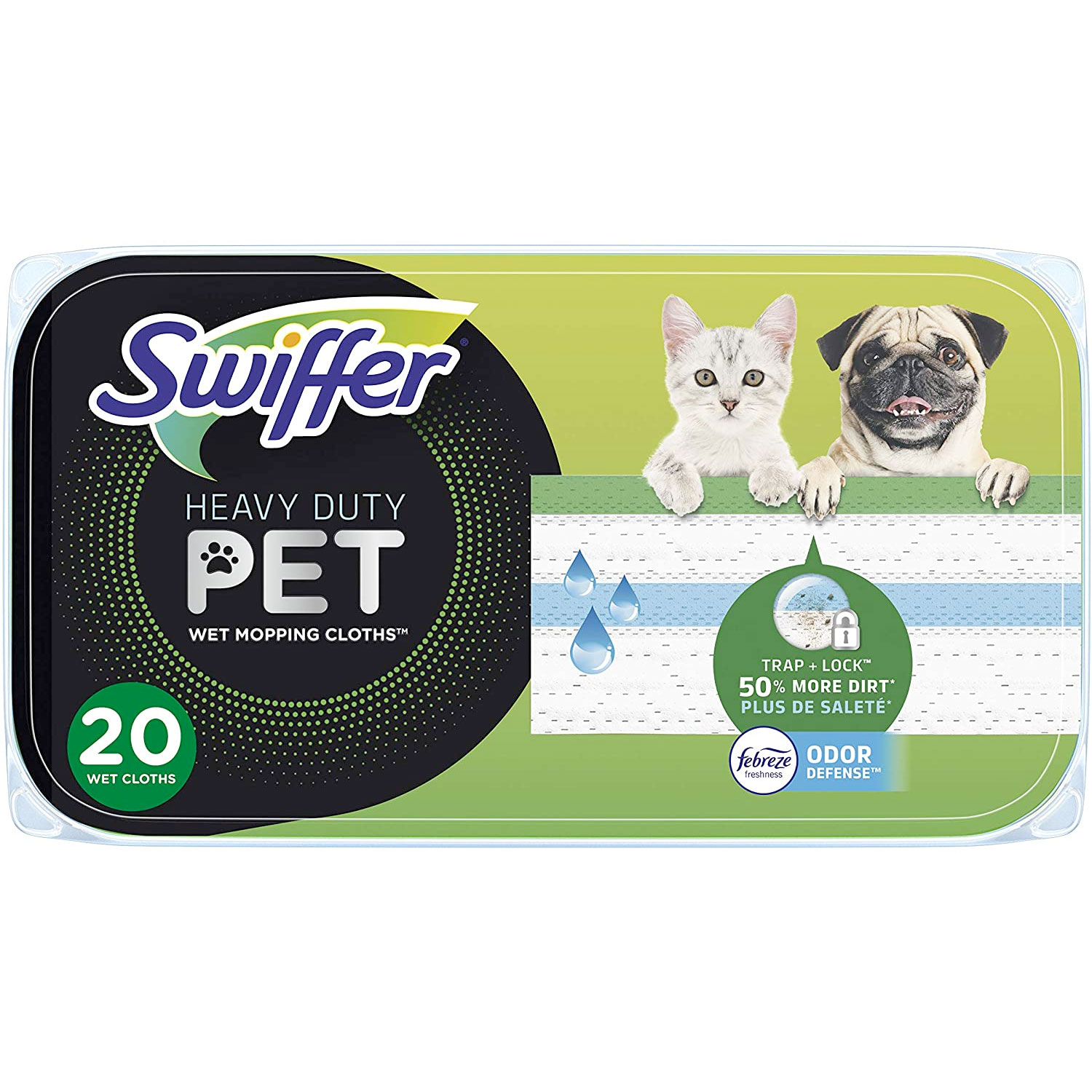 Amazon：Swiffer Sweeper Wet Mop Refills for Floor Mopping and Cleaning (20 Count)只賣$7.77