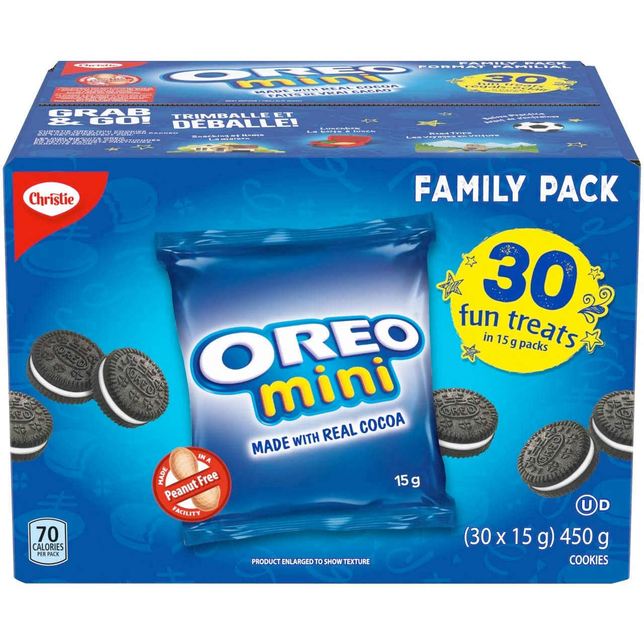 Amazon：Oreo Mini Fun Treats Cookies (30 Pack)只賣$7.97
