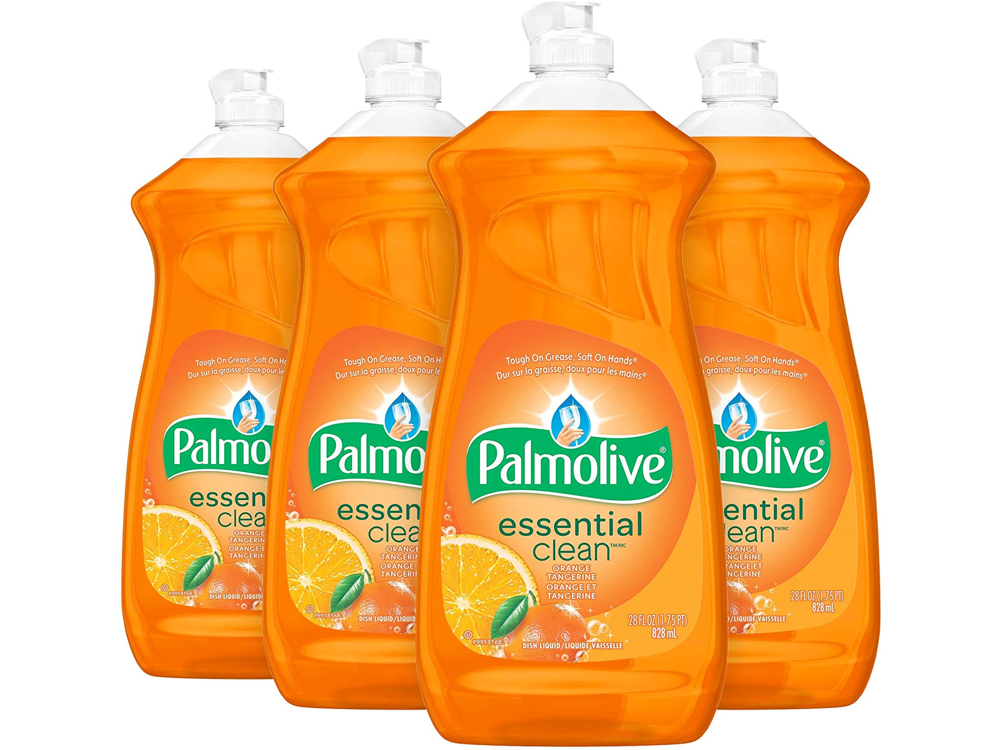 Amazon：Palmolive Essential Clean Liquid Dish Soap (828ml, Pack of 4)只卖$7.88