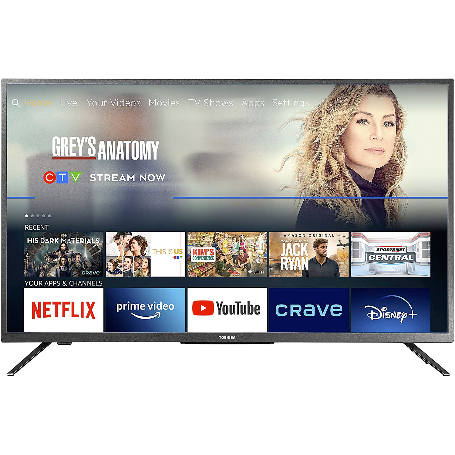Amazon：Toshiba 55吋4K Ultra HD Smart TV電視只賣$599.99