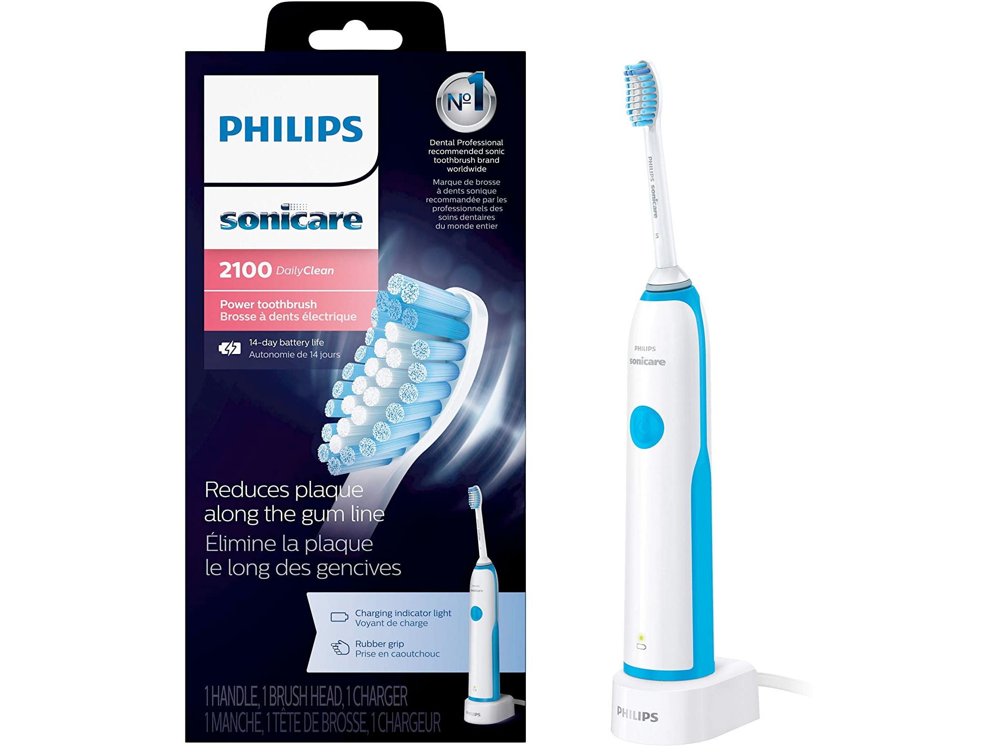 Amazon：Philips Sonicare 2100 DailyClean Rechargeable Electric Toothbrush只賣$24.95
