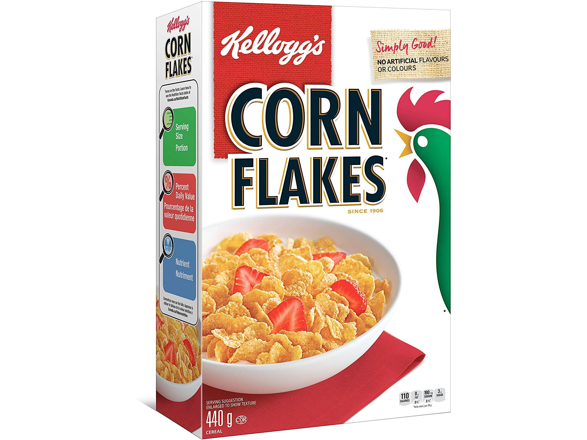 Amazon：Kellogg’s Corn Flakes Cereal (440g)只卖$2.97