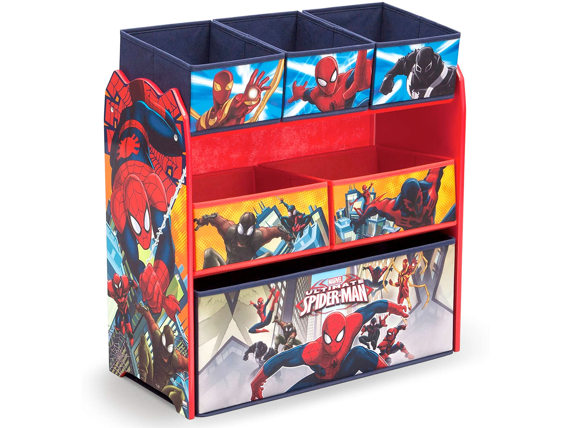 Amazon：Spider-Man 6-Bin Toy Storage Organizer只賣$37.97