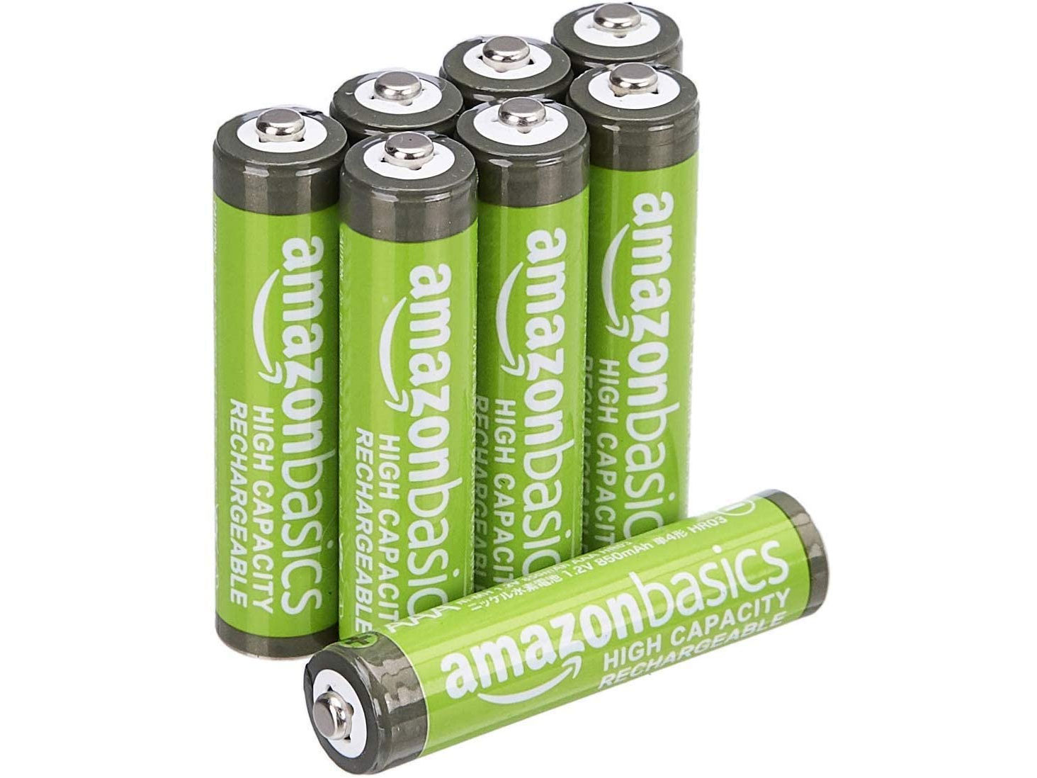 Amazon Basics AAA Rechargeable Batteries (8 Pack)只卖$9.24
