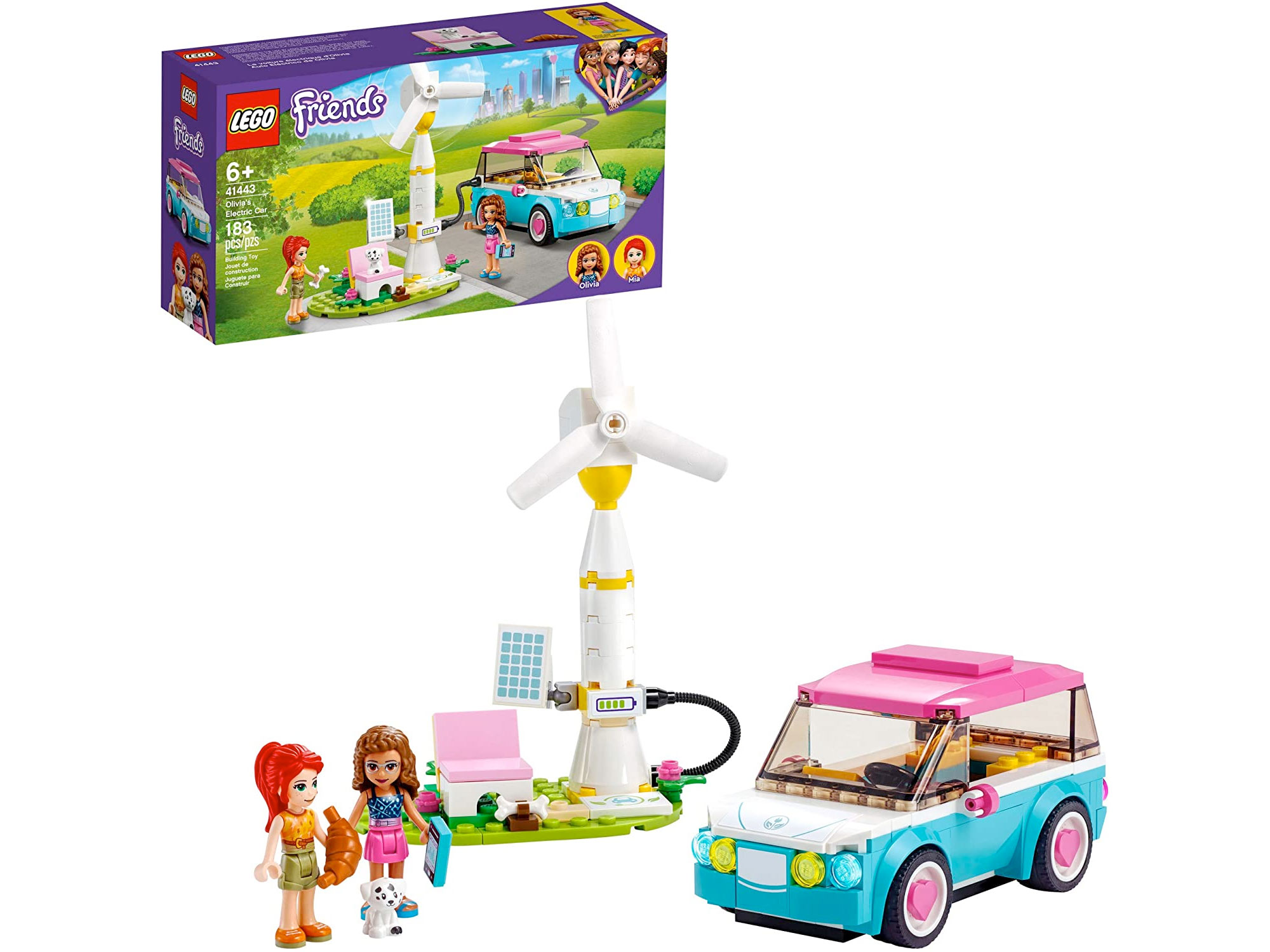 Amazon:LEGO Friends Olivia’s Electric Car 41443 Building Kit(183 pcs)只賣$15.98