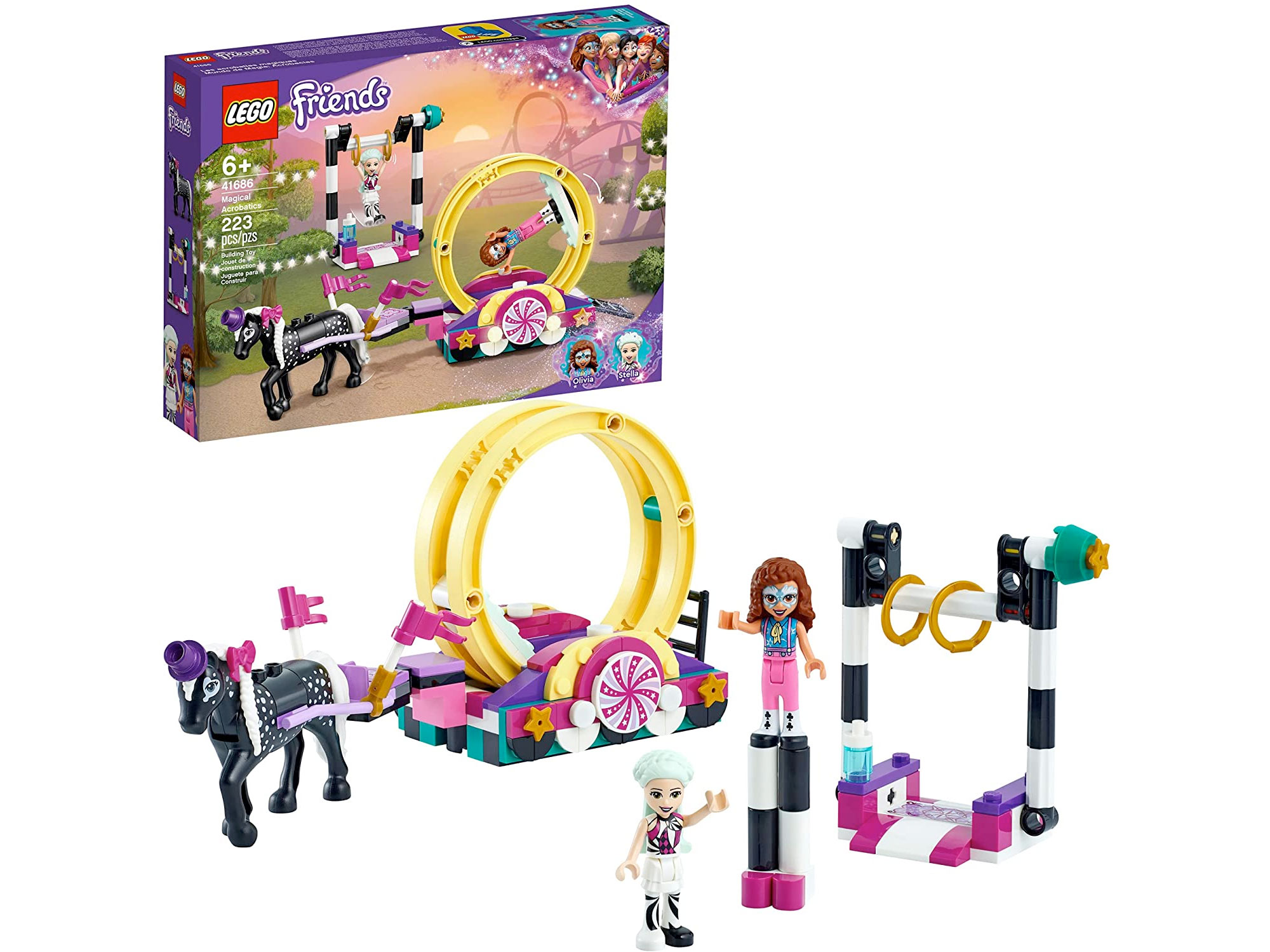 Amazon:LEGO Friends Magical Acrobatics 41686 (223pcs)只賣$19.99