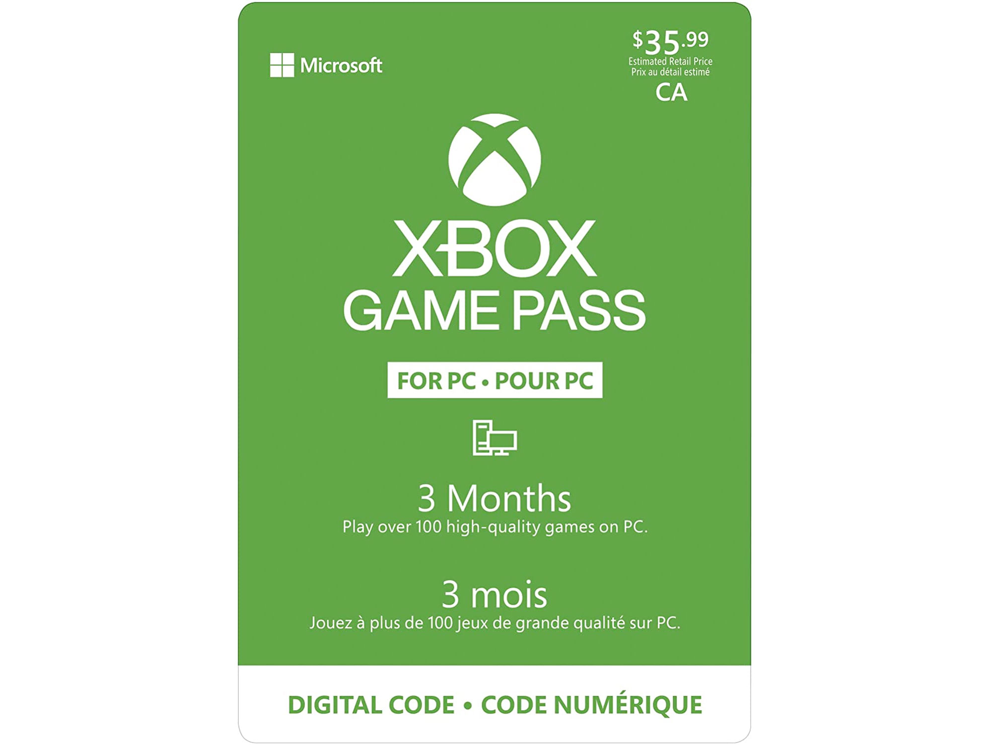 Amazon：Xbox Game Pass for PC – 3-Month Membership只賣$20.99