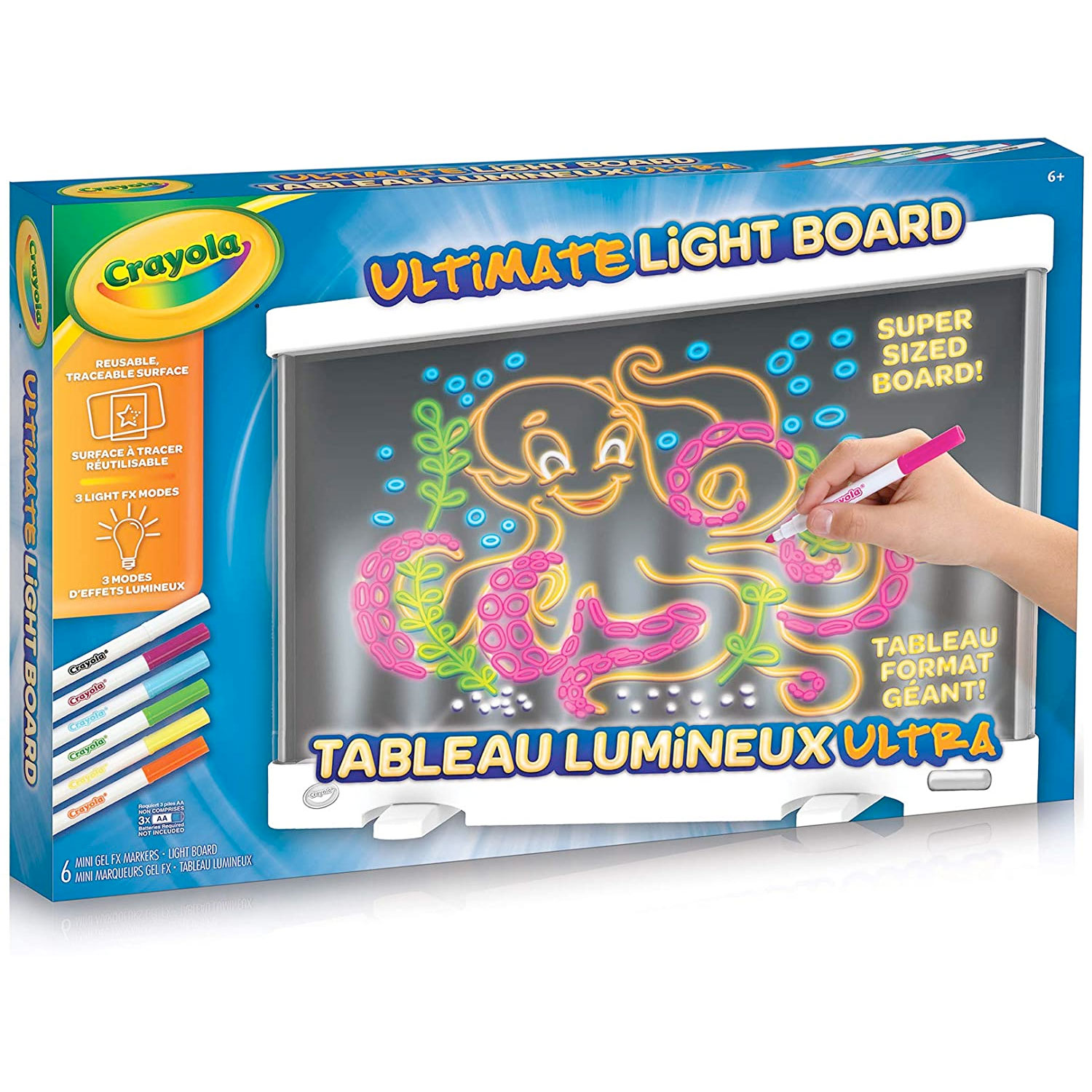 Amazon：Crayola Canada Ultimate Light Board只卖$5.28