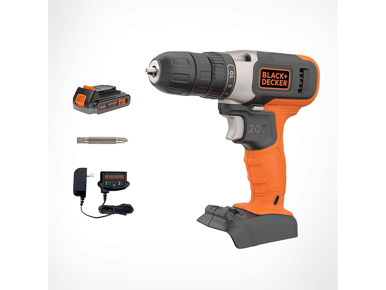 Amazon：BLACK+DECKER 20-Volt MAX Lithium Cordless Drill只賣$49.26