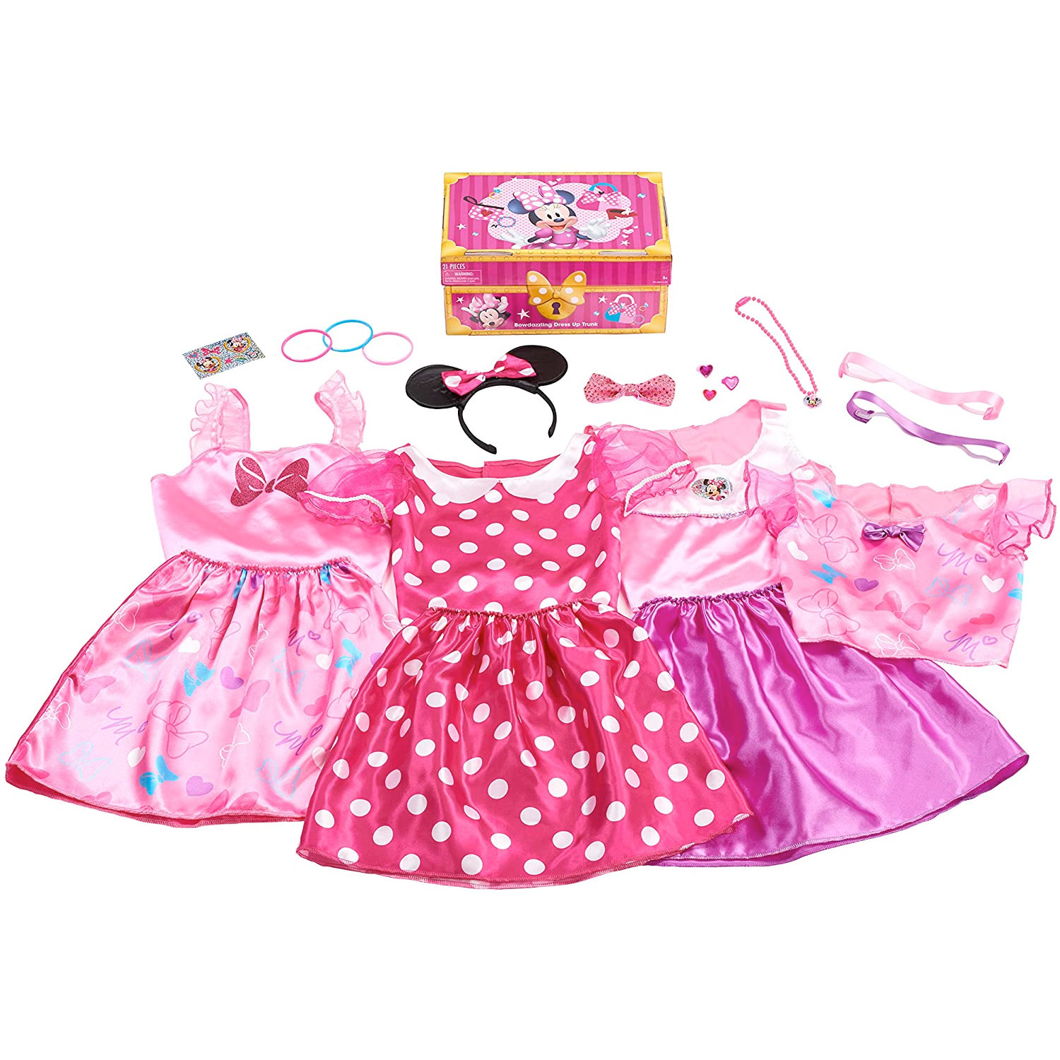 Amazon：Disney Minnie Mouse Dress Up Trunk Set只卖$30.09
