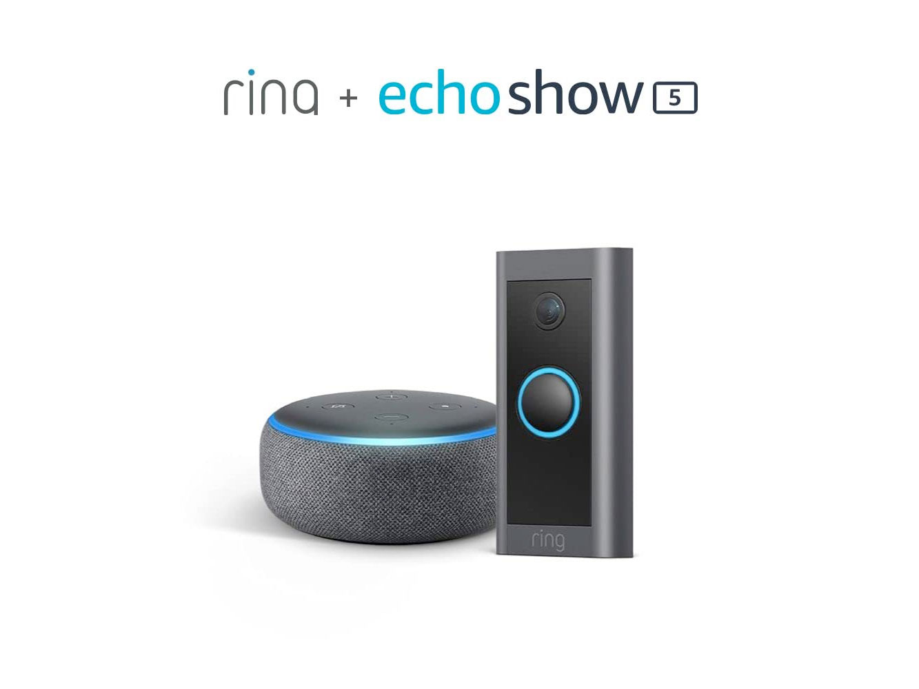 Amazon：Ring Video Doorbell Wired with Echo Dot (3rd Gen, Charcoal)只賣$55.99