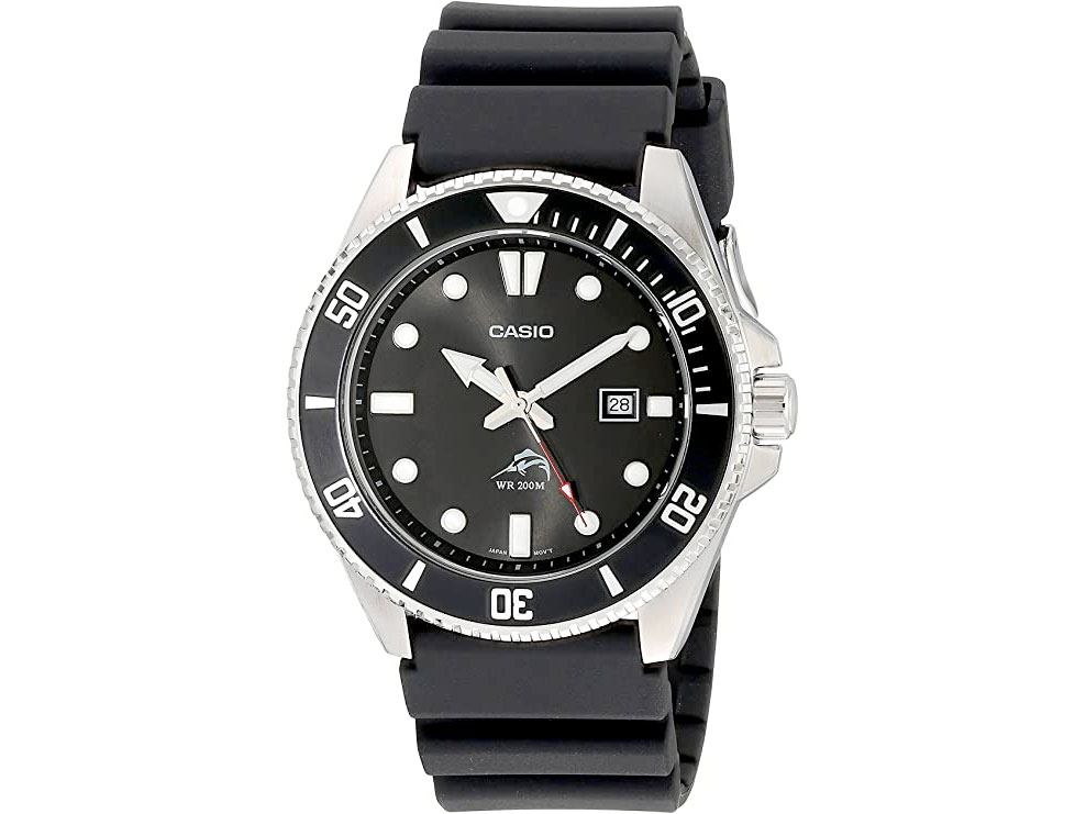 Amazon：Casio Men’s MDV106-1A Black Analog Anti Reverse Bezel Watch只卖$53.60