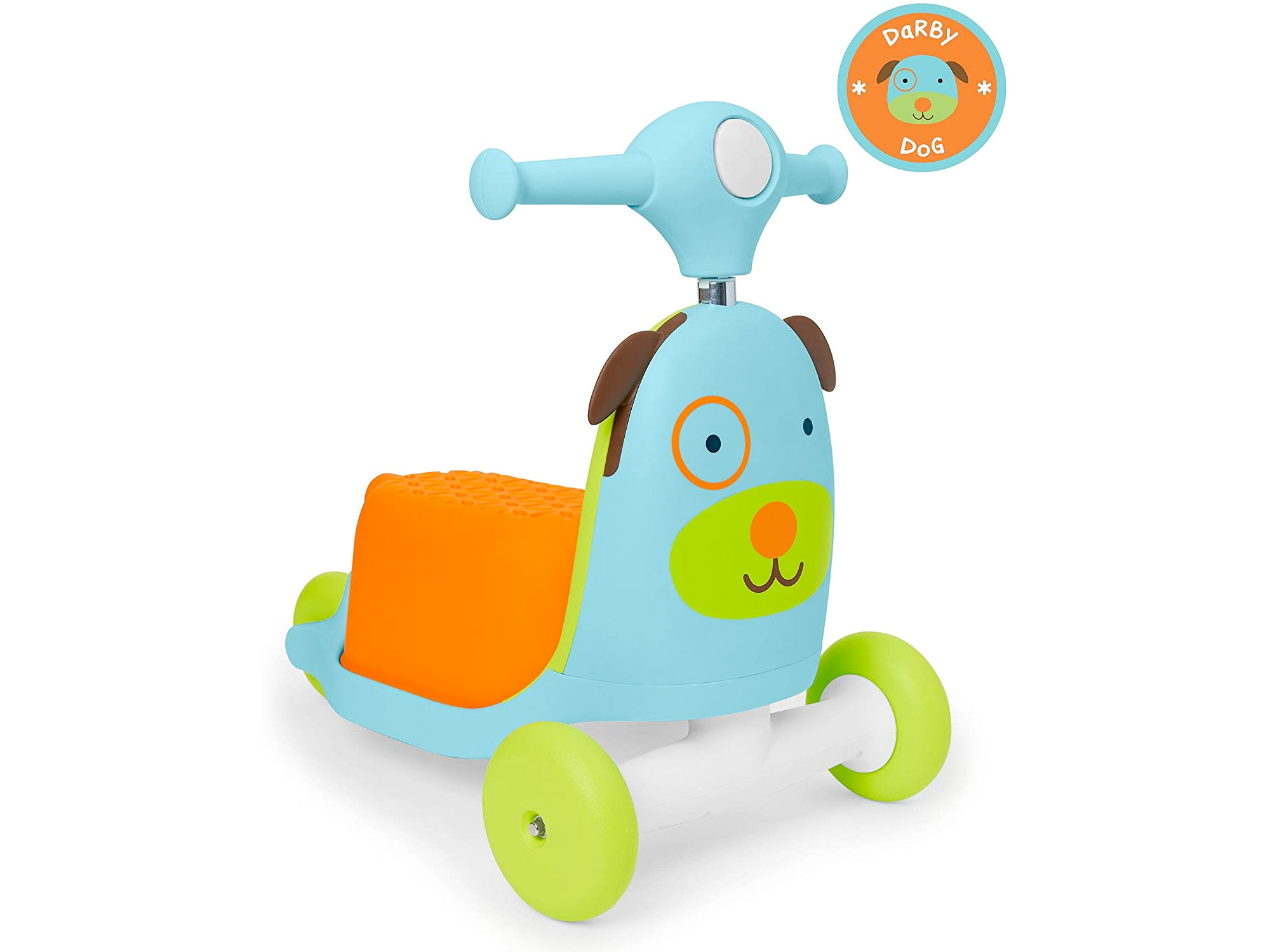 Amazon：Skip Hop Kids 3-in-1 Baby Activity Push Walker & Ride On Scooter Toy只卖$44.99