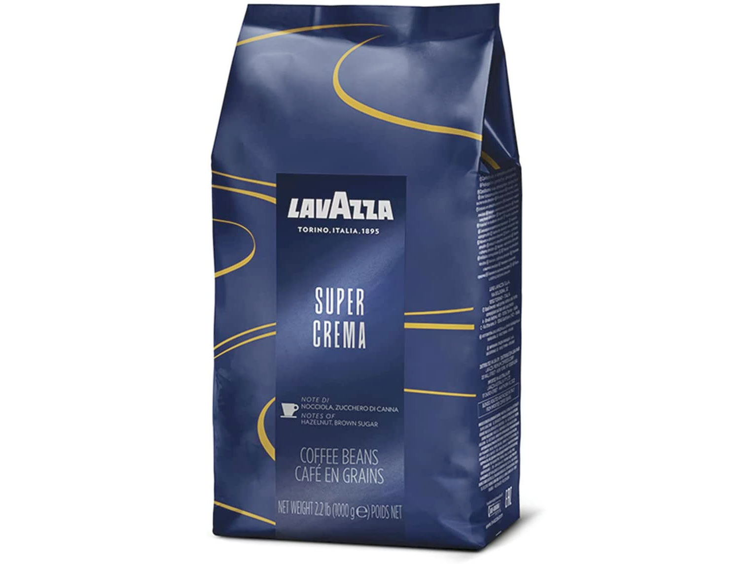 Amazon：Lavazza Super Crema Whole Bean Coffee Blend (1kg)只賣$17.10