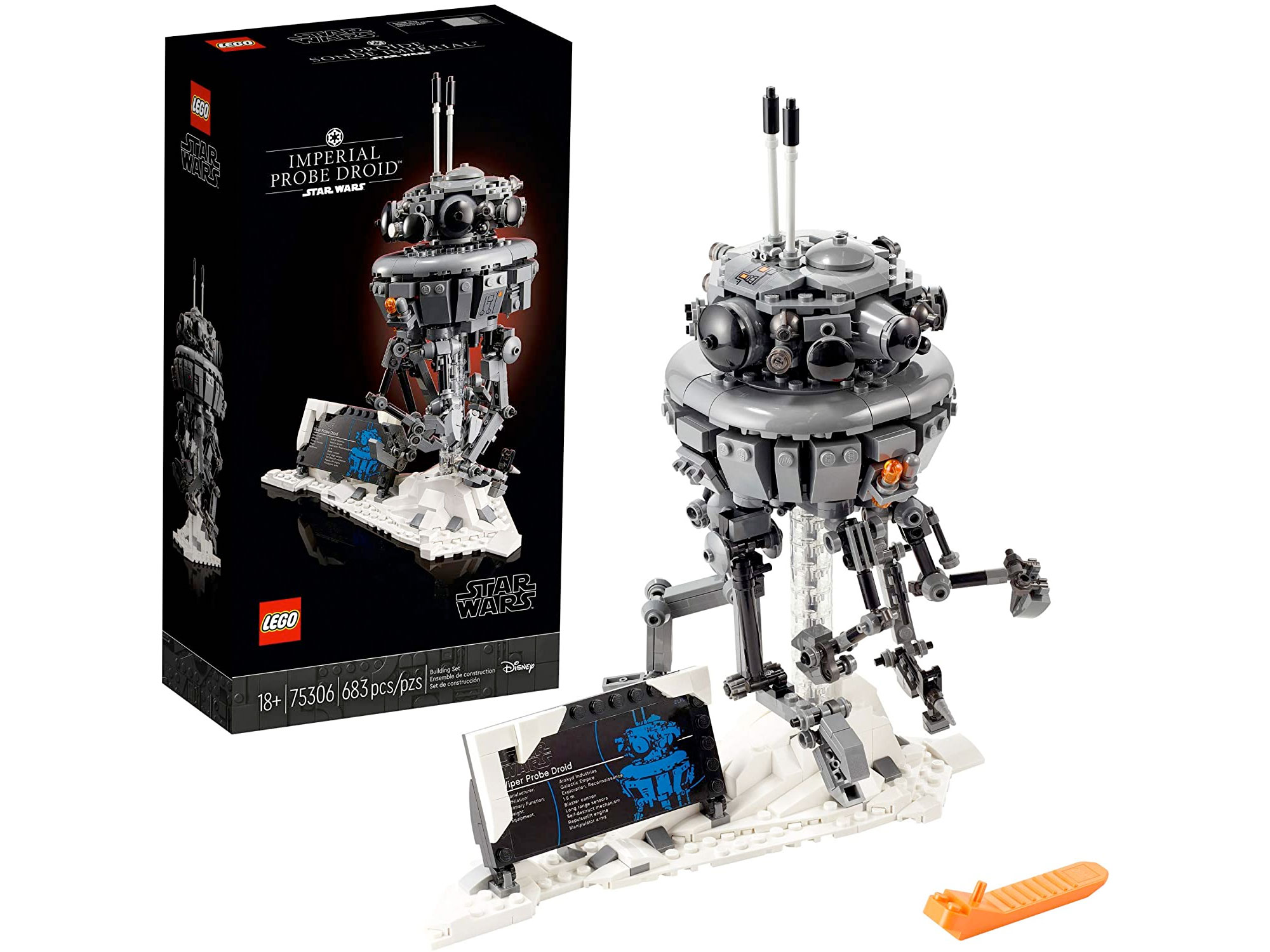 Amazon：LEGO Star Wars Imperial Probe Droid 75306(683 pcs)只賣$49