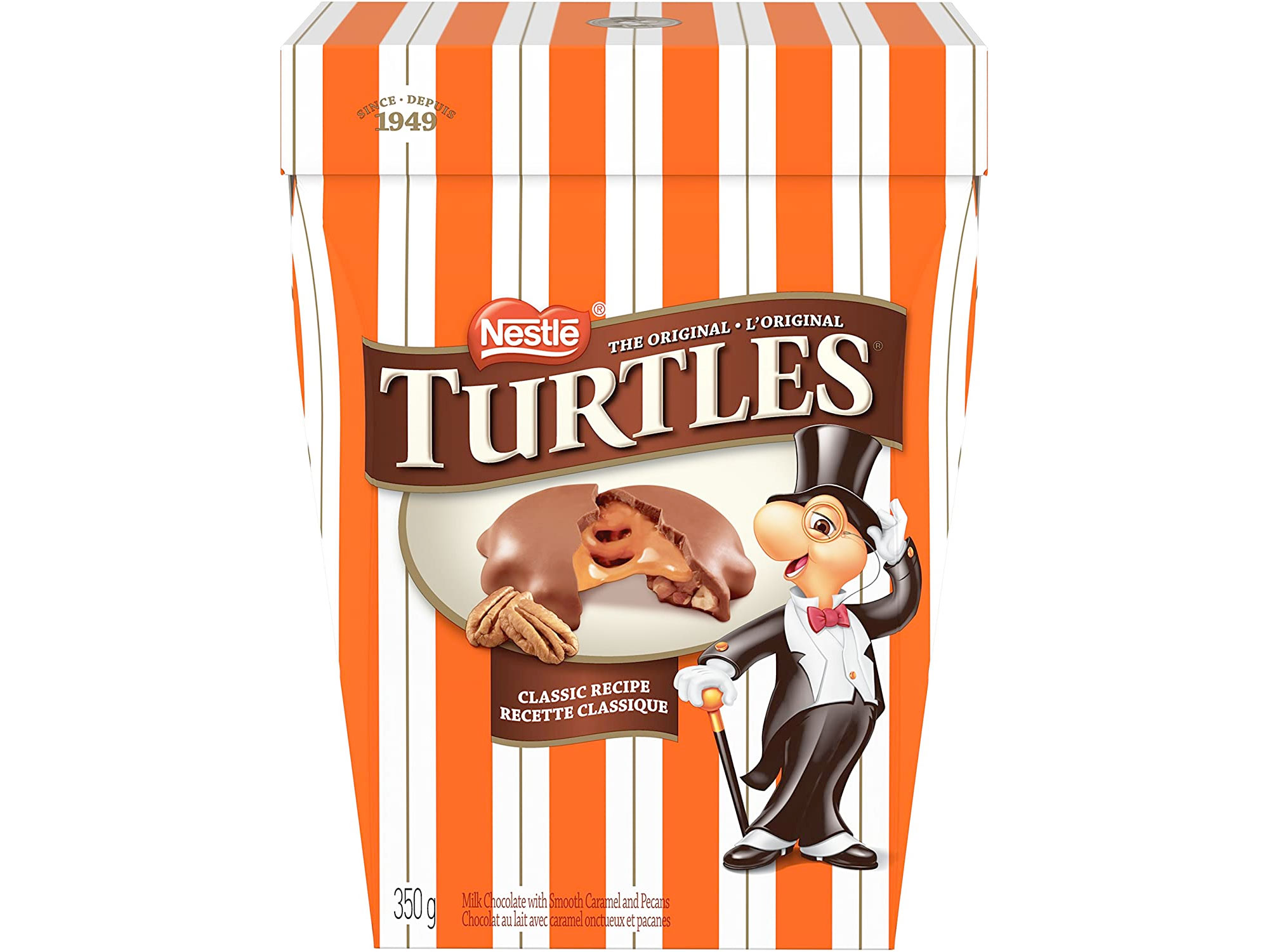 Amazon：Nestle Turtles Classic Recipe Christmas & Holiday Gift Chocolate (350 g)只卖5.99