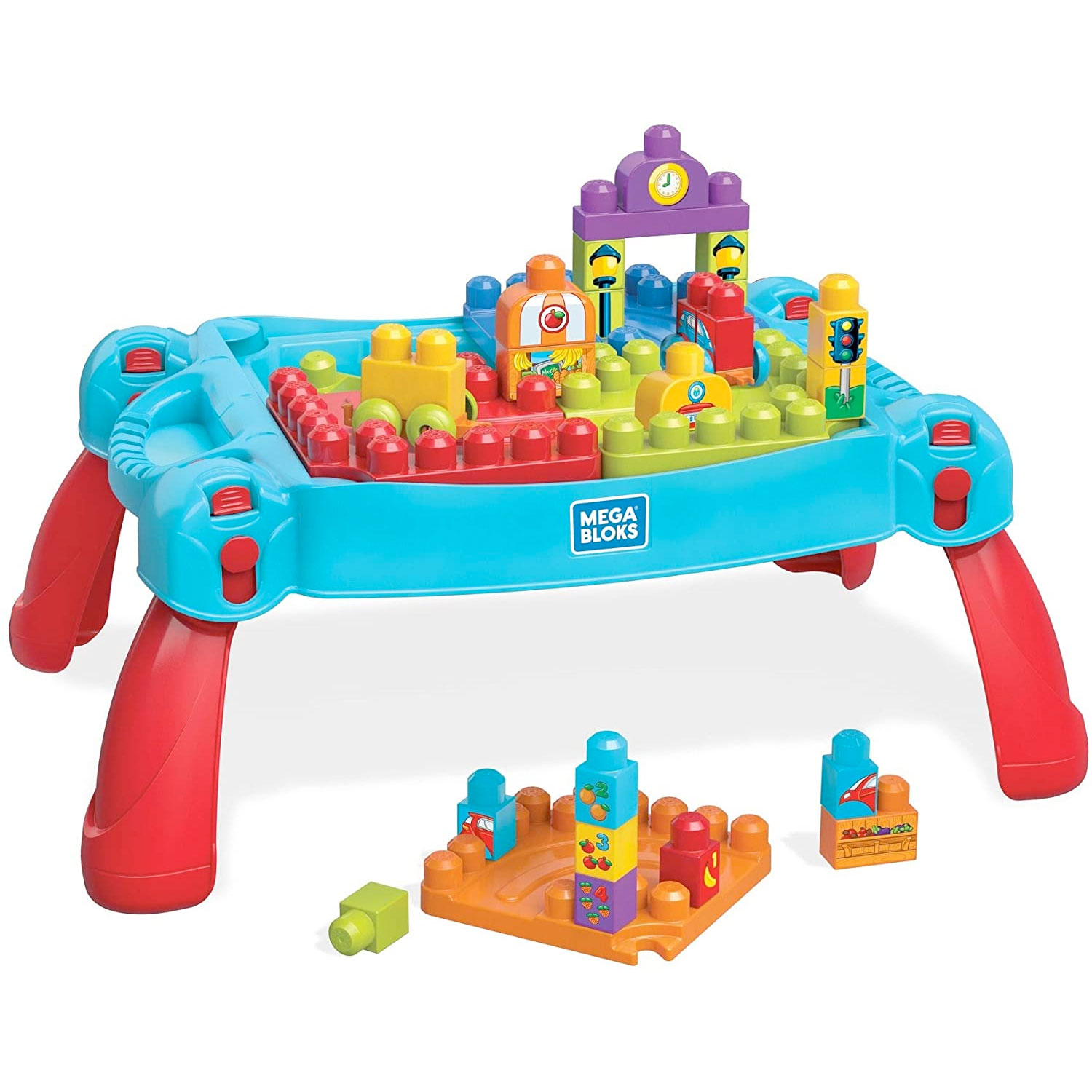 Amazon:Mega Bloks First Builders Build ‘n Learn Table with Big Building Blocks只賣$29.99