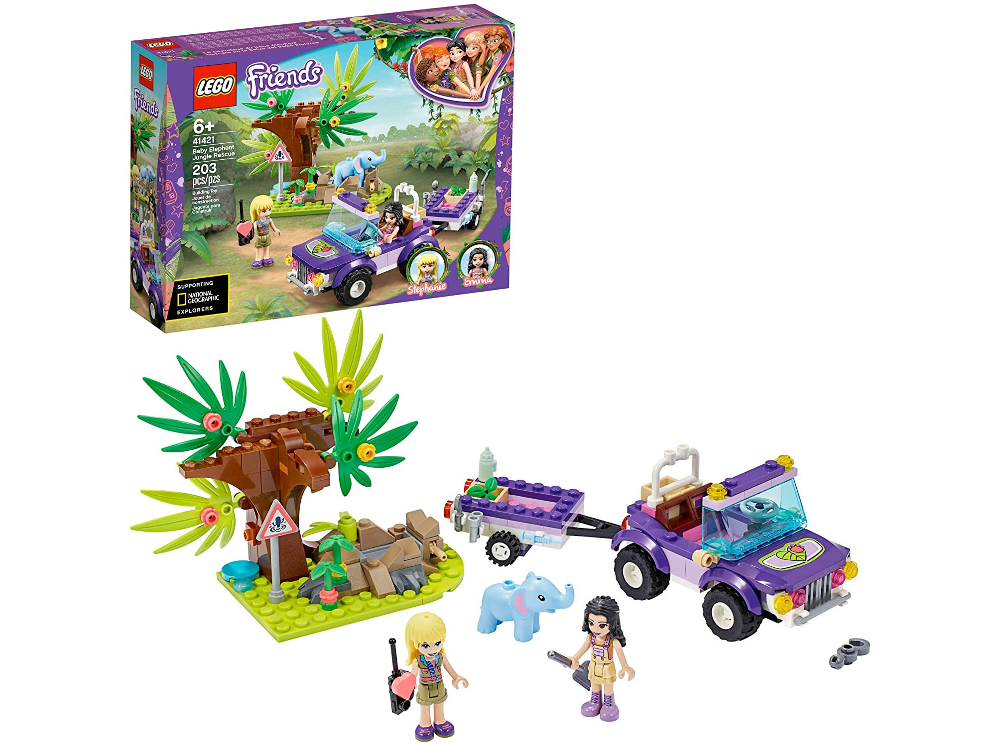 Amazon：LEGO Friends Baby Elephant Jungle Rescue 41421 (203pcs)只卖$19.77