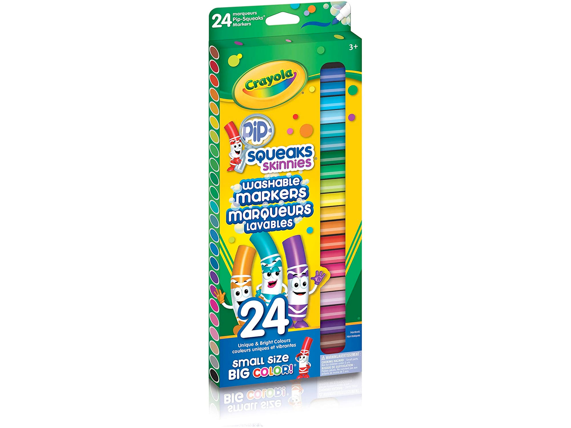 Amazon：Crayola 24 Pip-Squeaks Skinnies Fine Line Washable Markers只賣$5.87