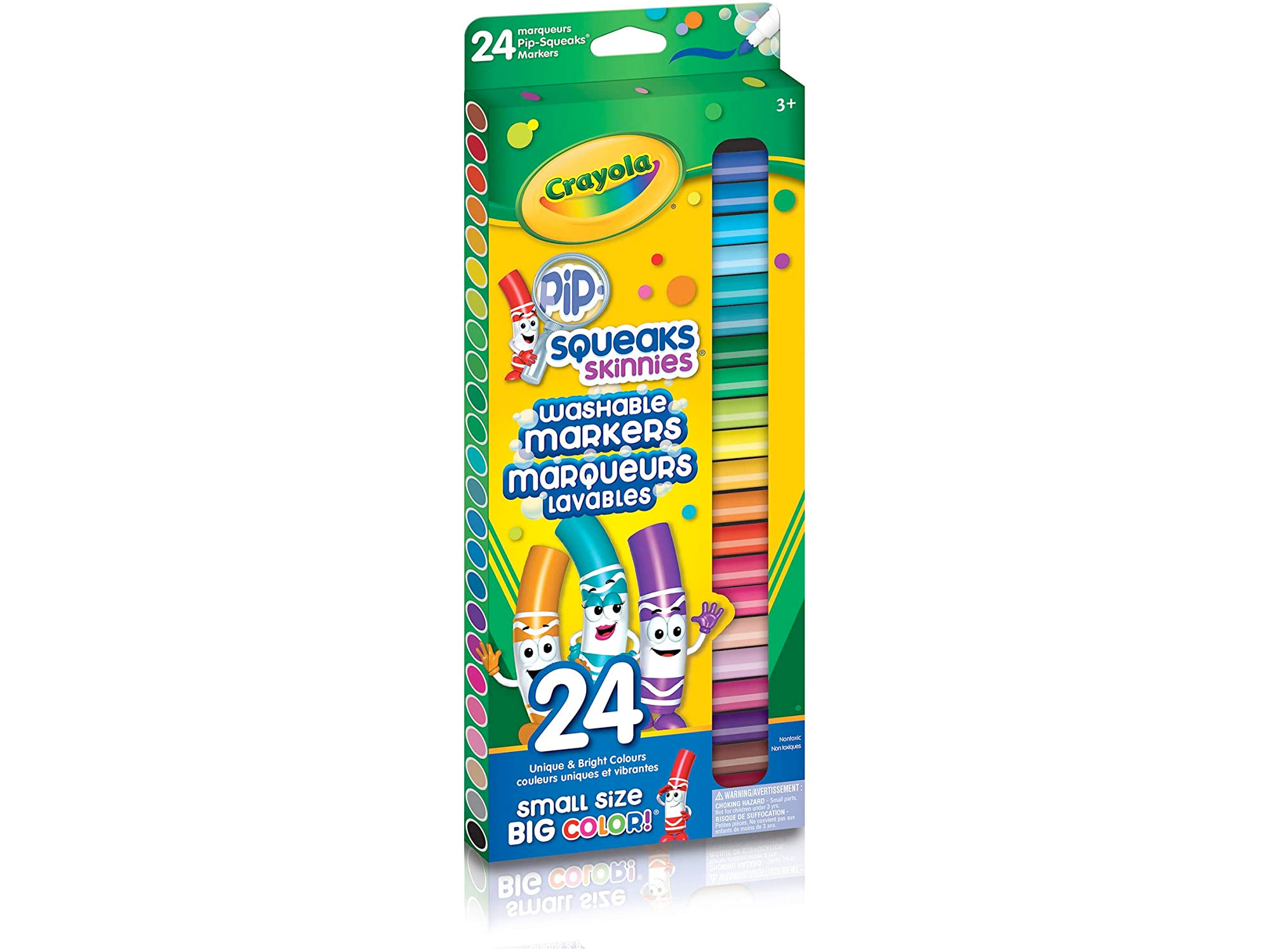 Amazon:Crayola 24 Pip-Squeaks Skinnies Fine Line Washable Markers只賣$5.77