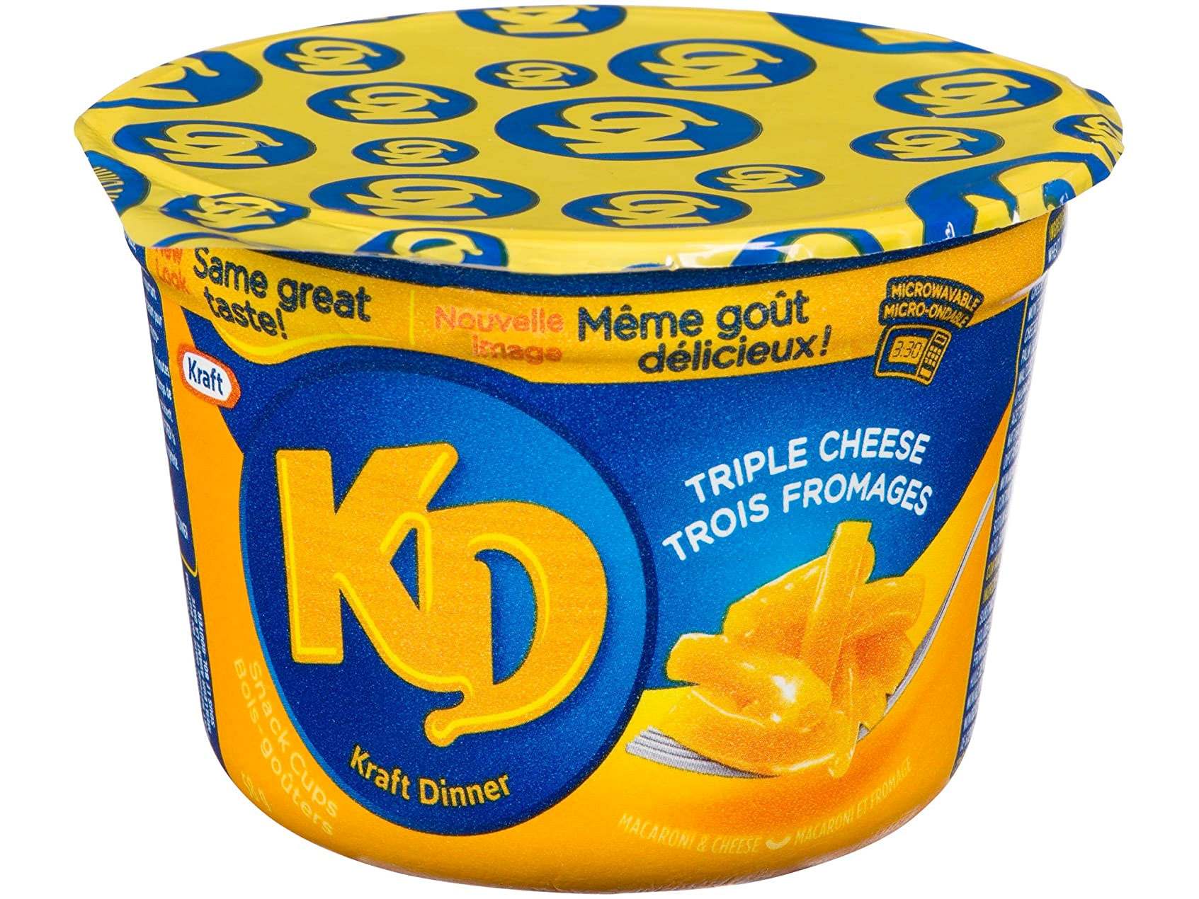 Amazon：Kraft Dinner Snack Cups Three Cheese Macaroni & Cheese 58g (Pack of 10)只卖$7.23