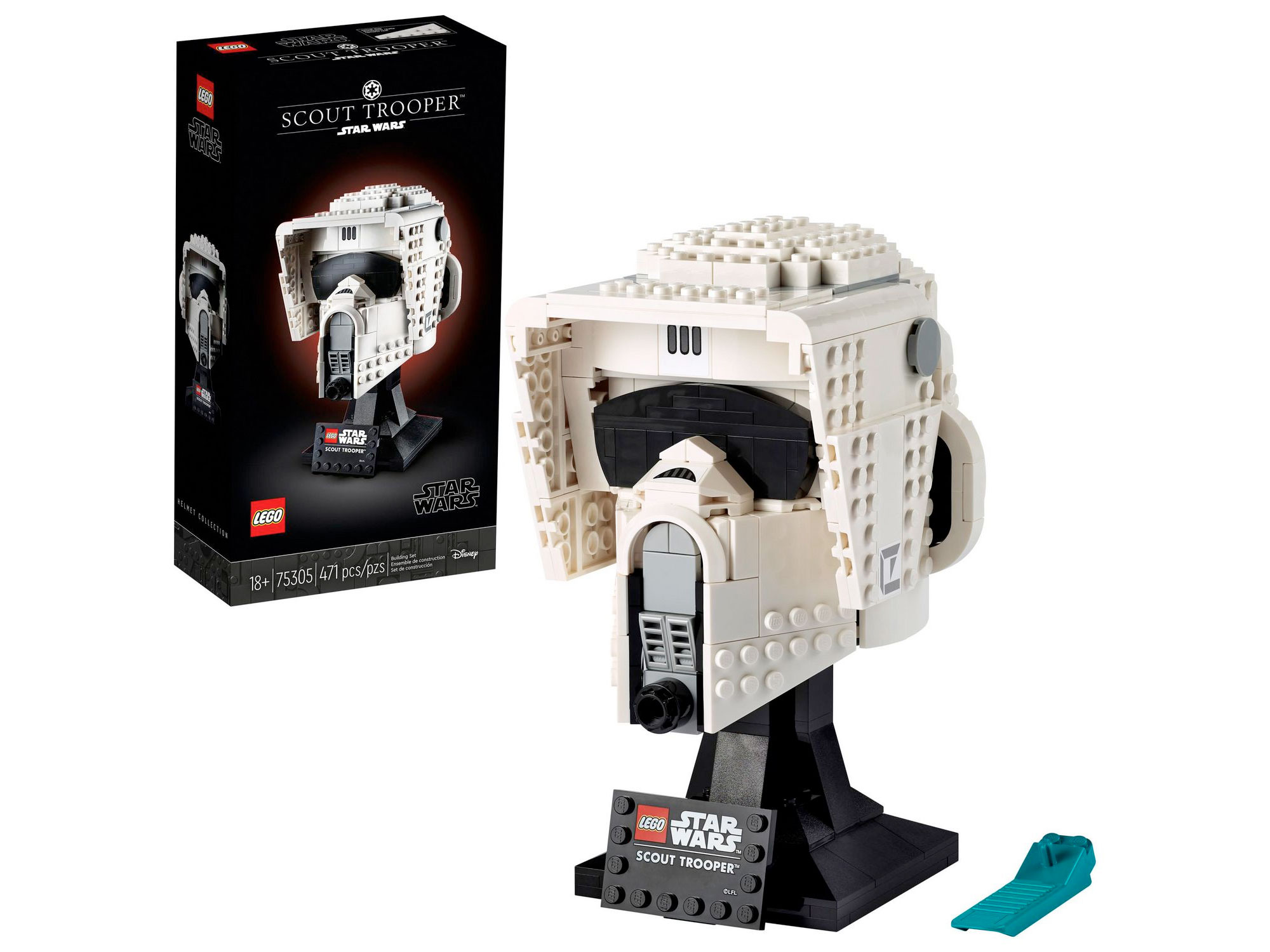 Walmart.ca：LEGO Star Wars Scout Trooper Helmet 75305 (471 pcs)只卖$39