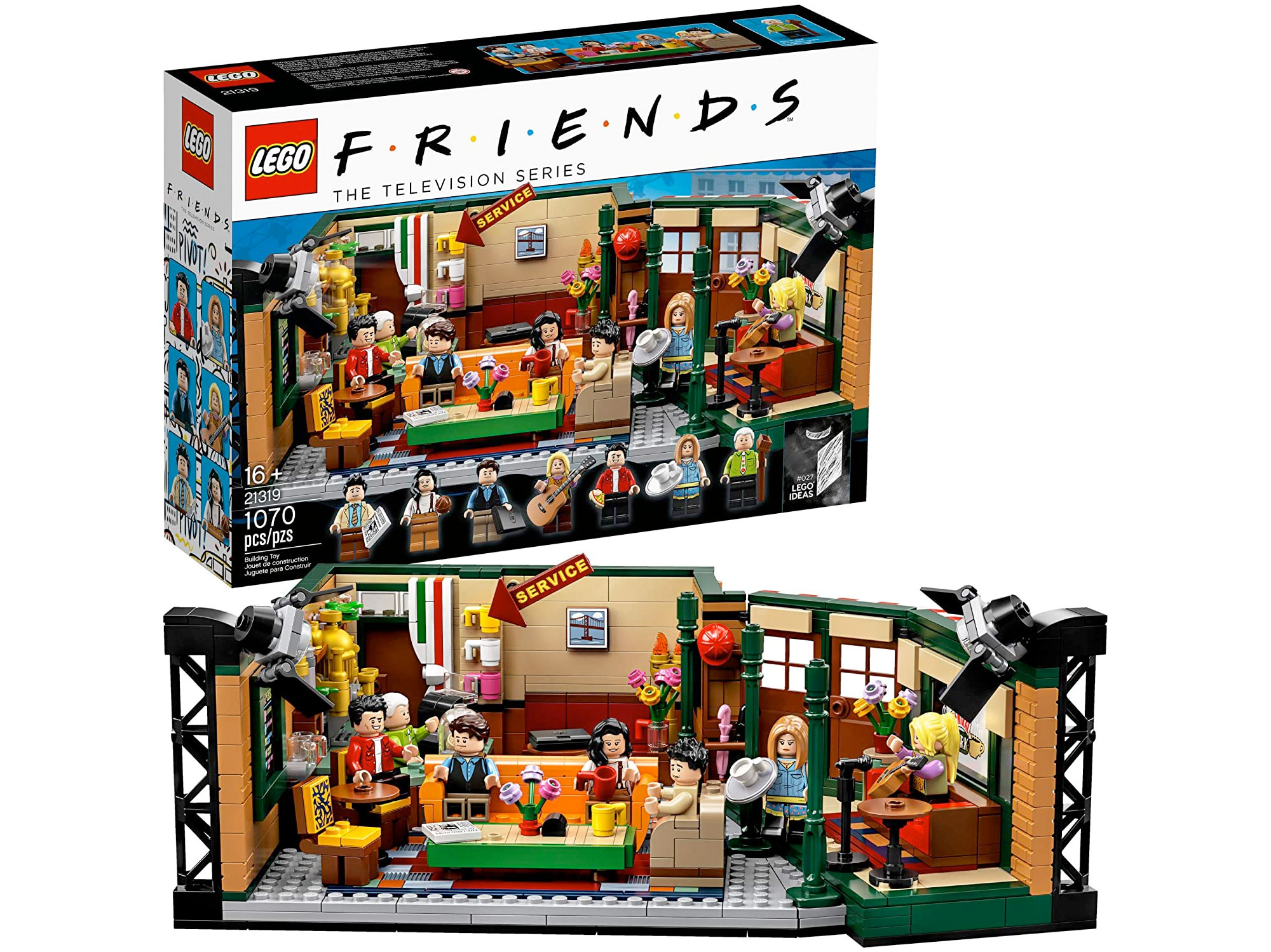 Amazon：LEGO Ideas 21319 FRIENDS Central Perk (1070 pcs)只賣$62.99(只限Amazon Prime會員)