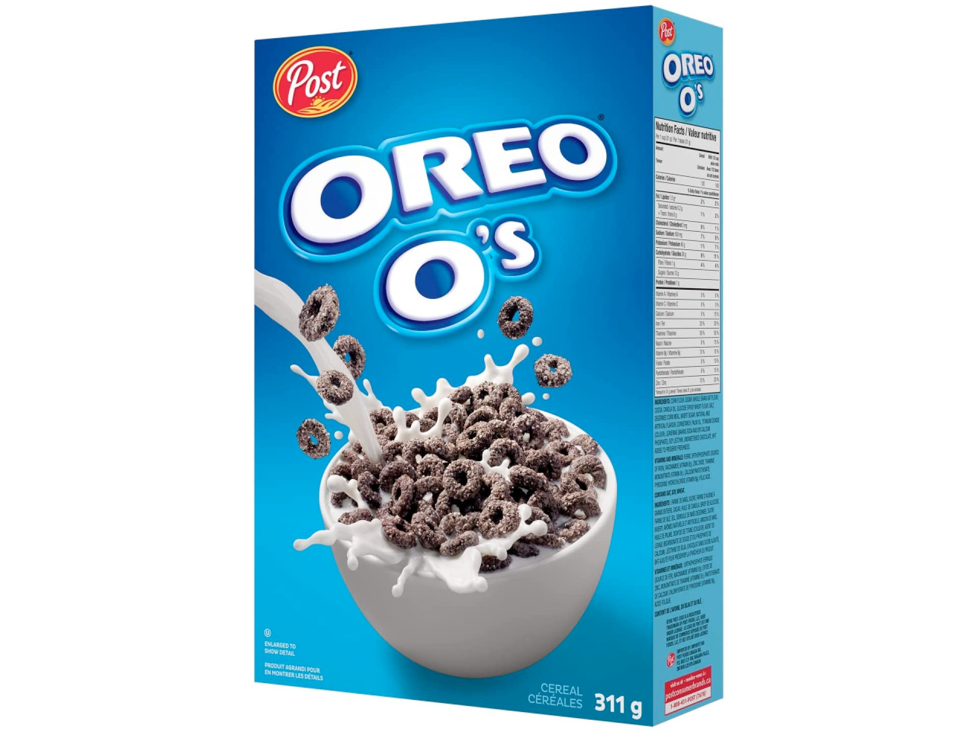 Amazon：Post Oreo O’s Cereal(311g)只卖$2