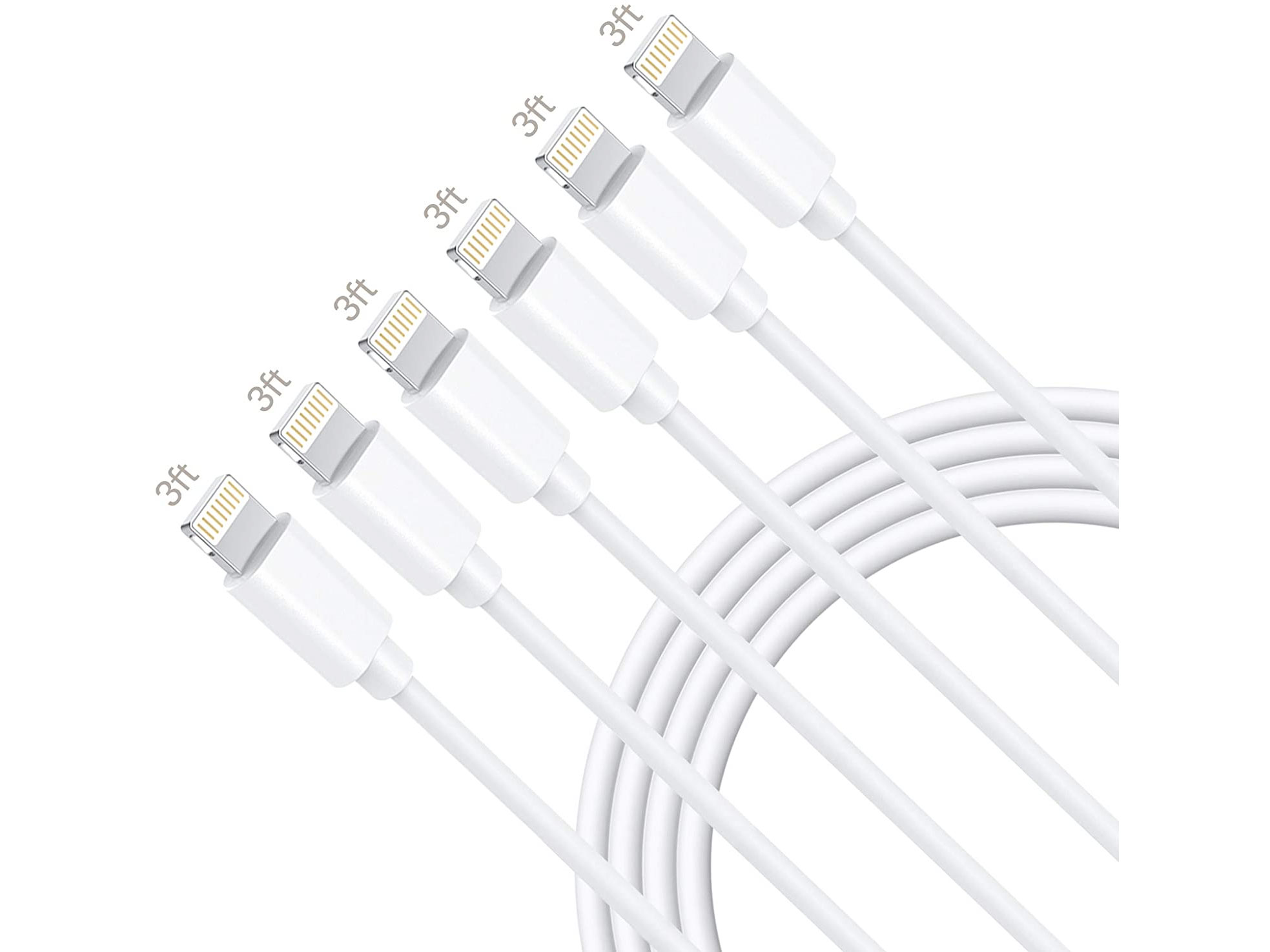 Amazon：Lightning Cable (6 Pack)只賣$12.26