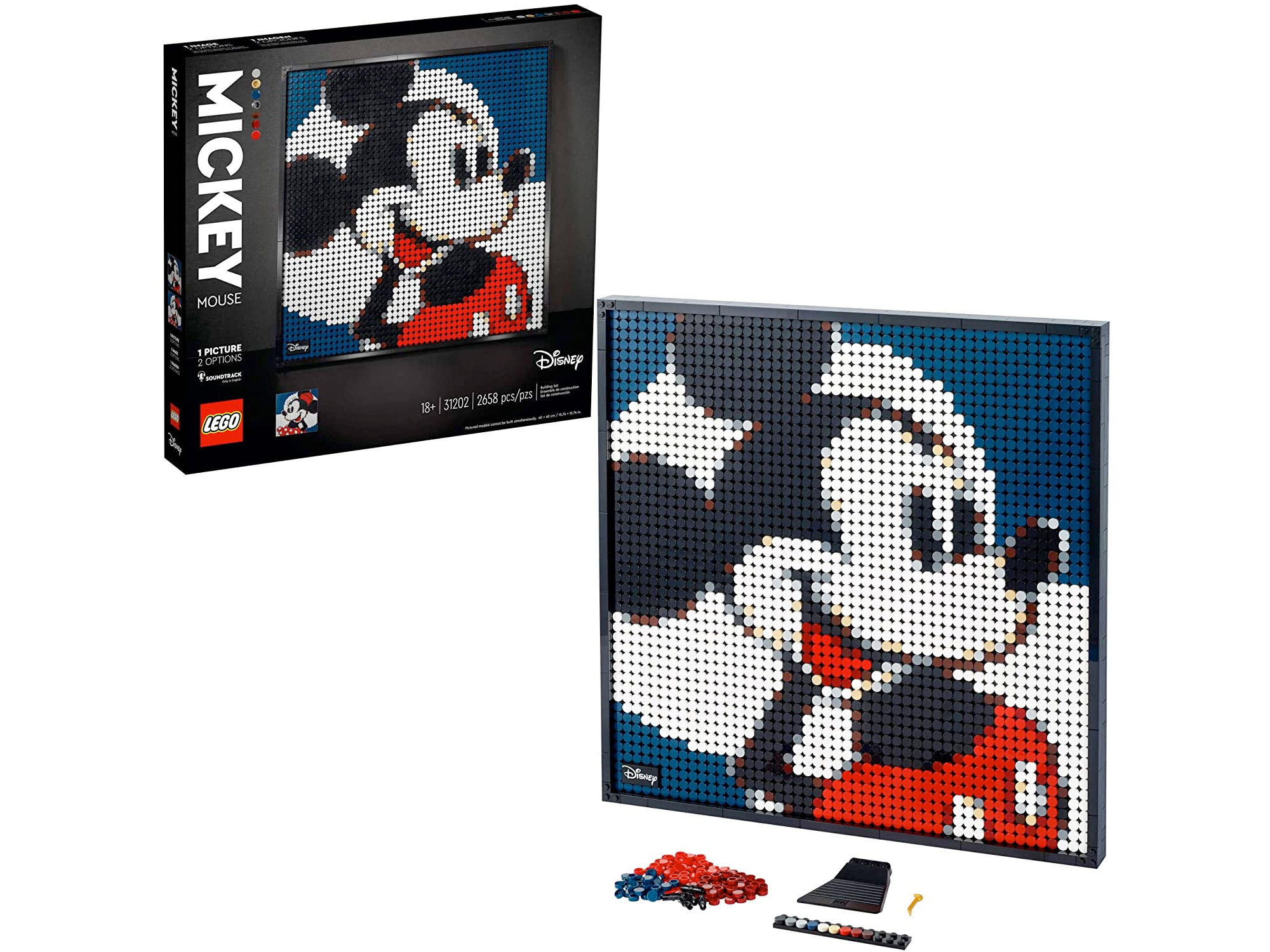 Amazon：LEGO Art Disney’s Mickey Mouse 31202 (2658 pcs)只卖$101.70