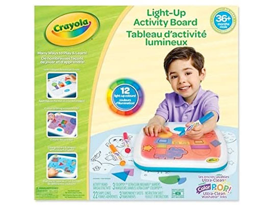 Amazon：Crayola Light-Up Activity Board只賣$16.79