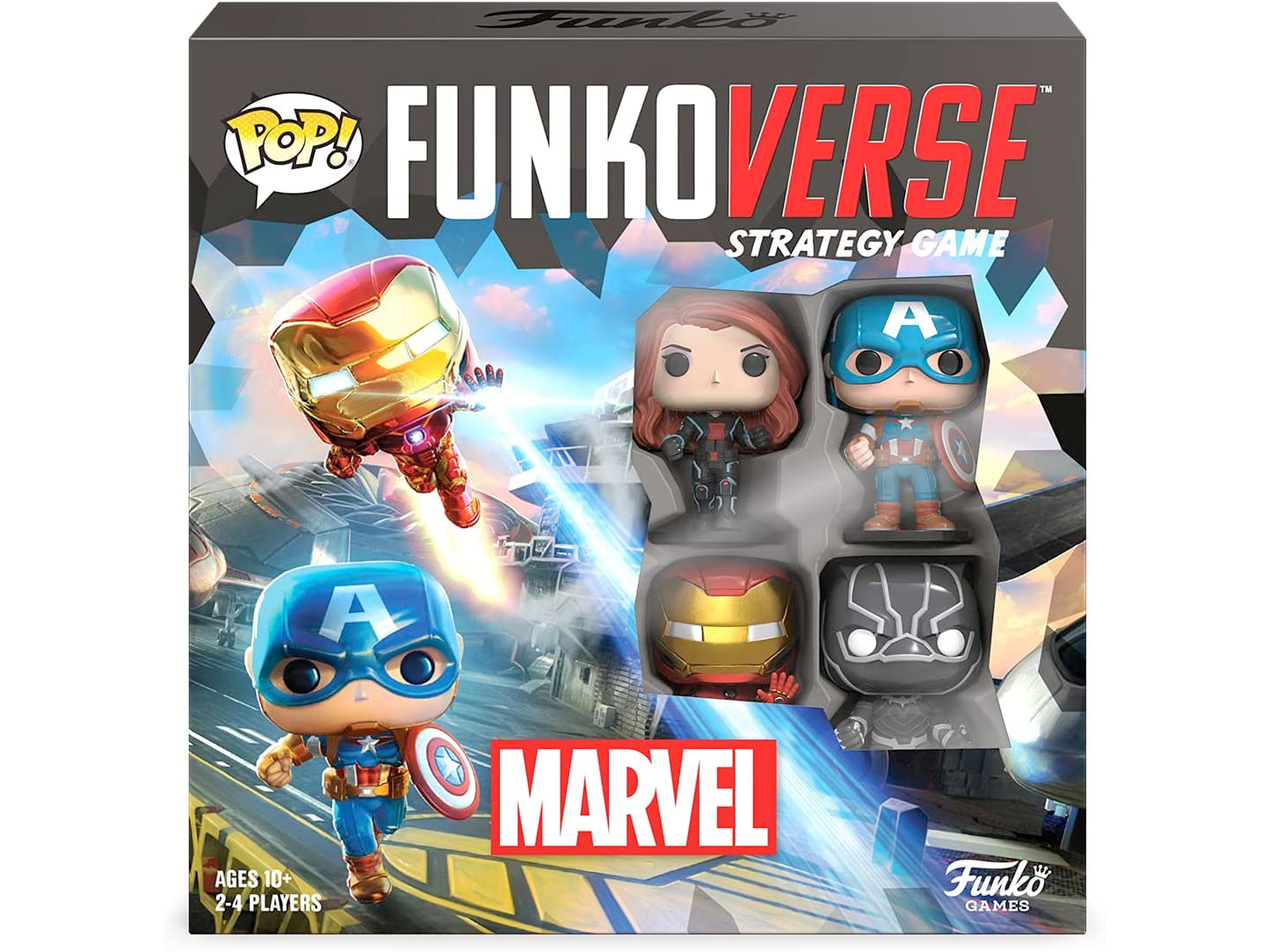 Amazon：Funko Funkoverse: Marvel 100 4-Pack Multicolor 46067只賣$19.99