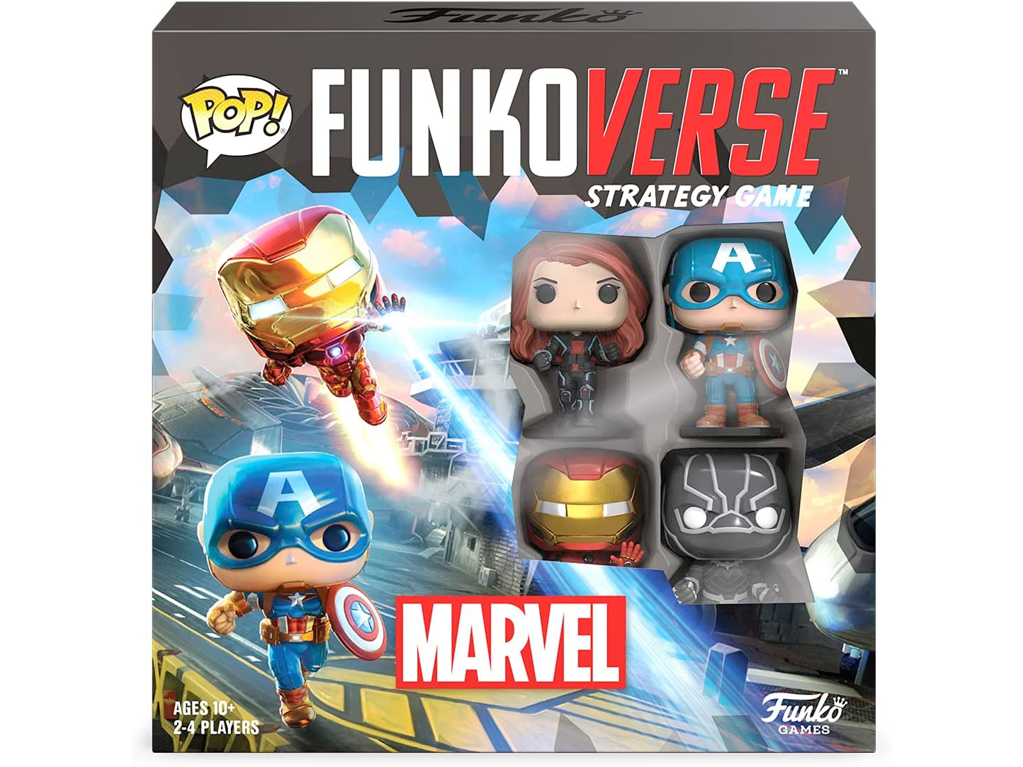 Amazon:Funko Funkoverse: Marvel 100 4-Pack Multicolor 46067只賣$19.99