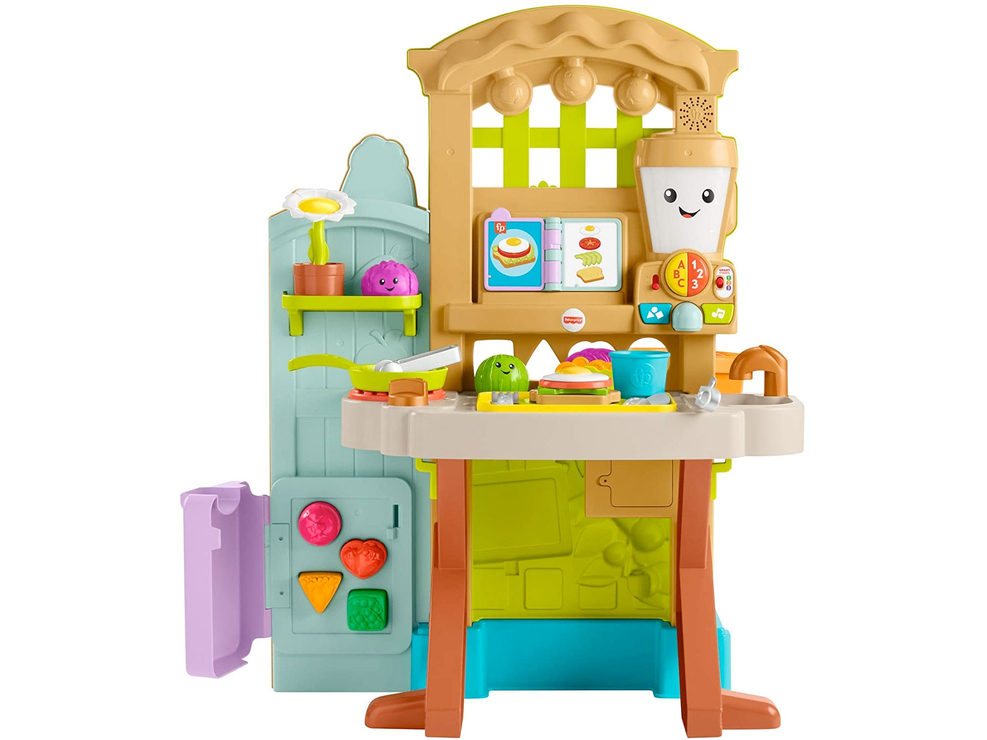 Amazon:Fisher-Price Laugh & Learn Grow-The-Fun Garden to Kitchen只賣$59