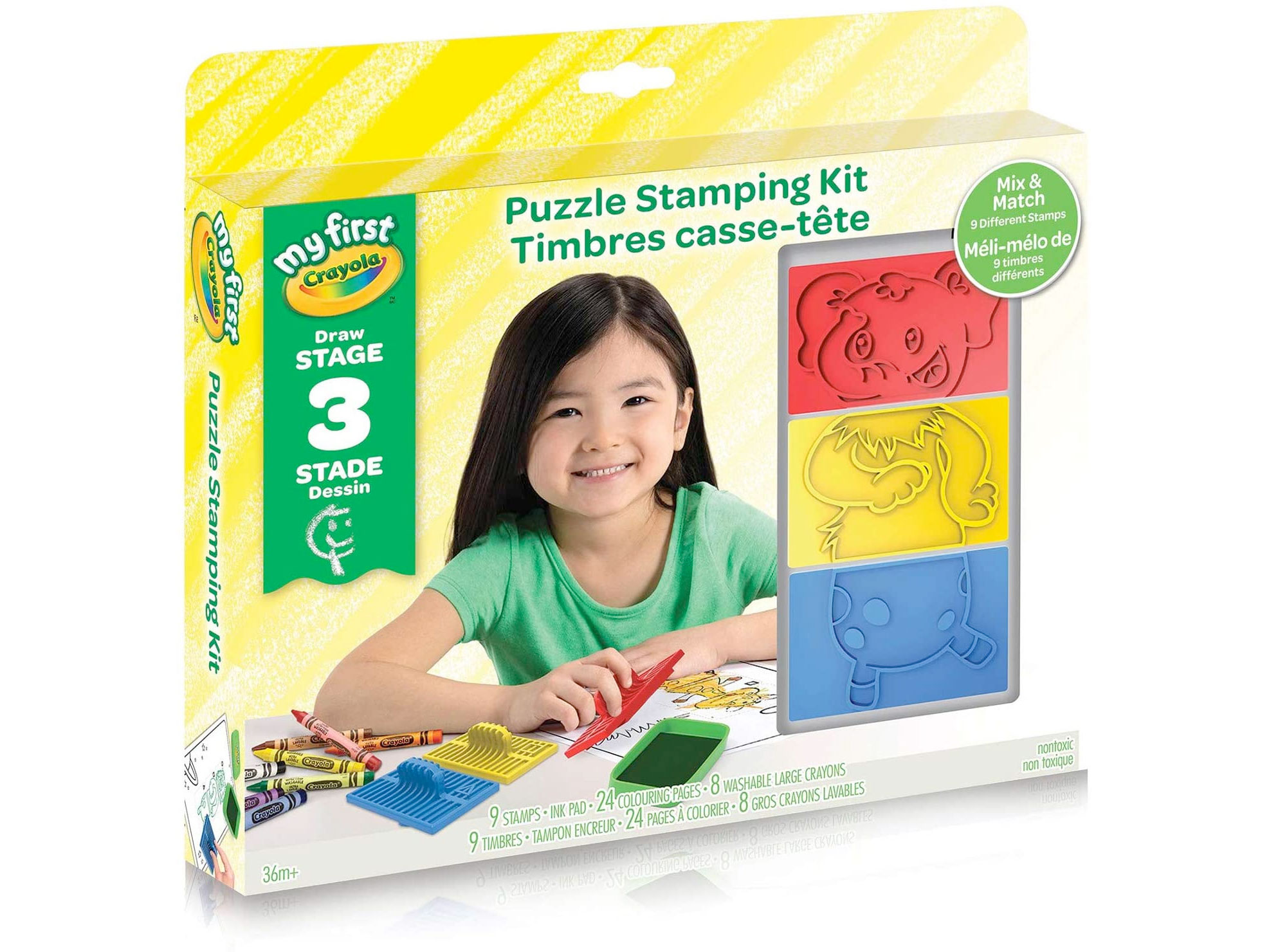 Amazon：Crayola My First Puzzle Stamping Kit只賣$10.68