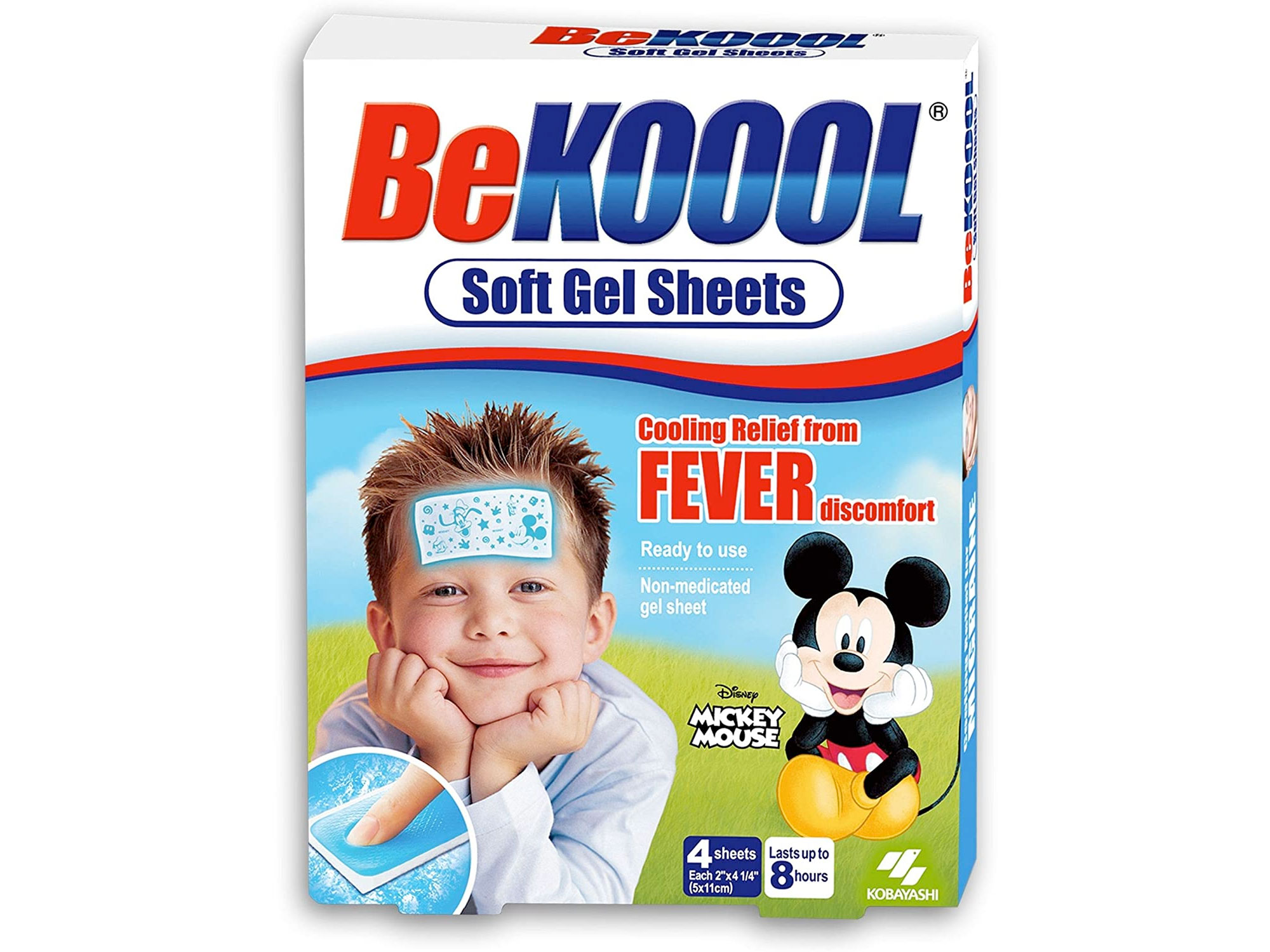 Amazon：BeKoool Soft Cooling Gel Sheets for Kids (4 Count)只賣$5.29