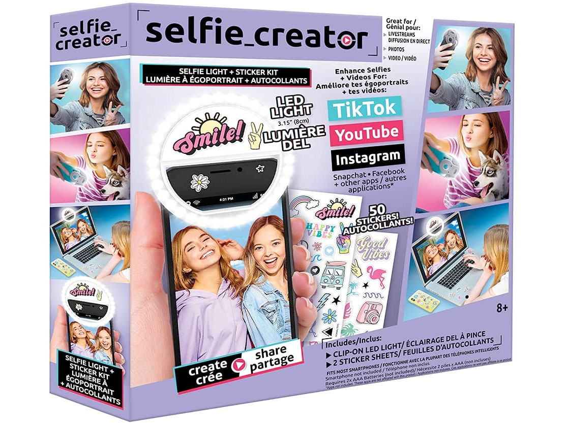 Amazon：Selfie Light & Sticker Kit只賣$6.50