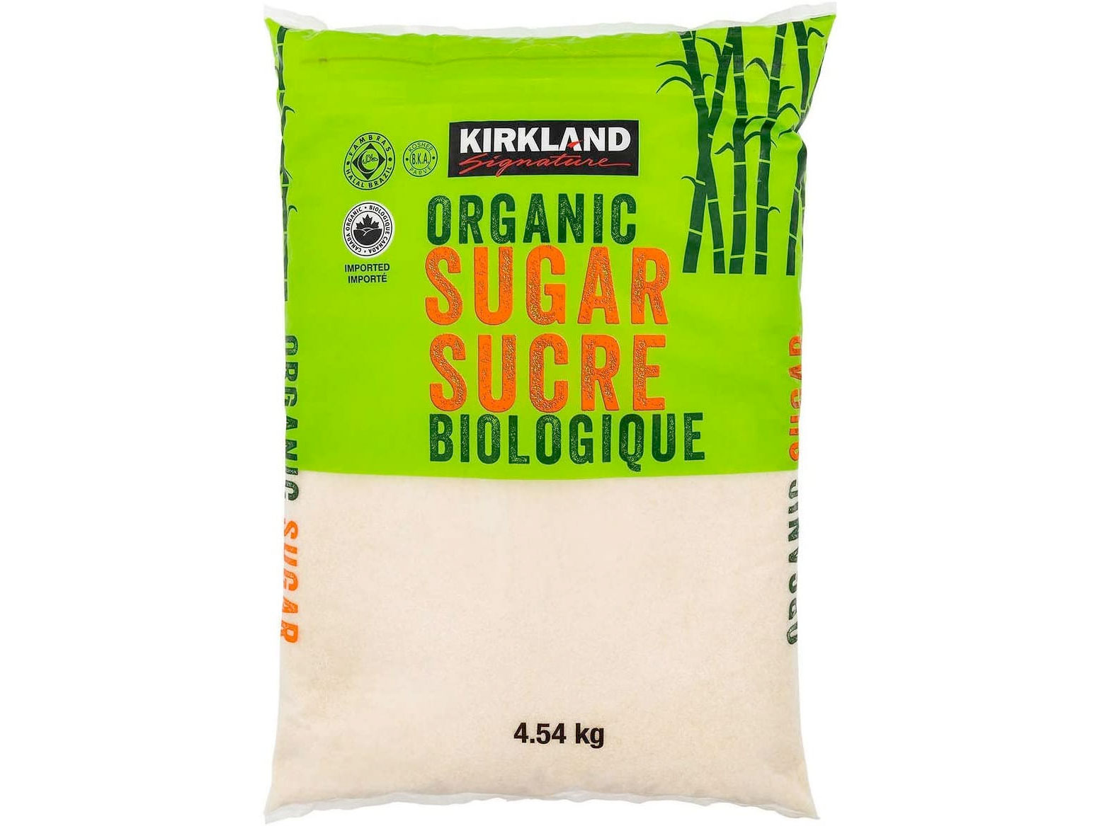 Amazon：Kirkland Signature Organic Sugar (4.54kg)只賣$13.99