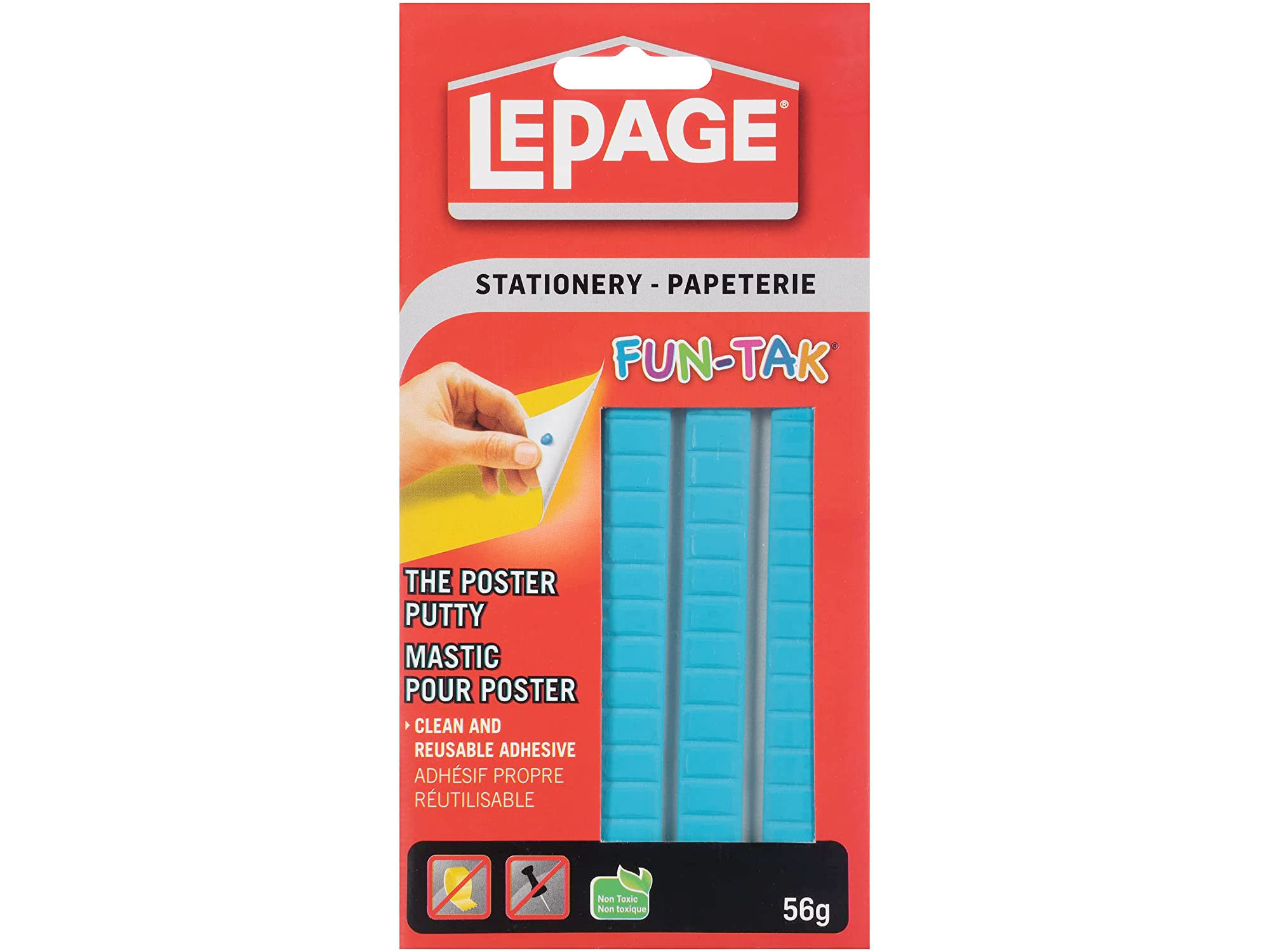 Amazon：LePage Fun-Tak Mounting Putty (56g)只賣$1.99