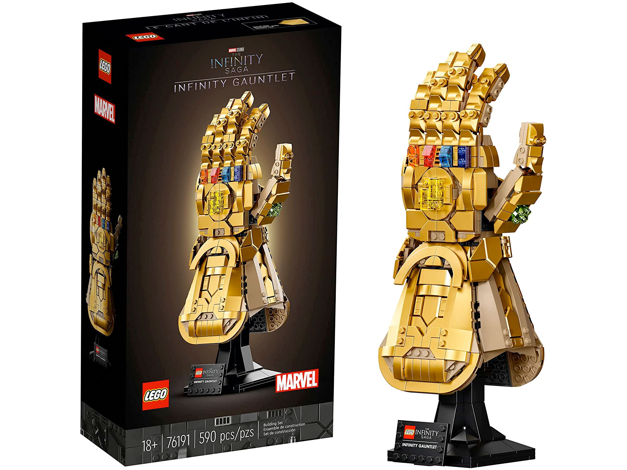 Amazon：Lego Marvel Infinity Gauntlet 76191 (590pcs)只賣$69.99(只限Amazon Prime會員)