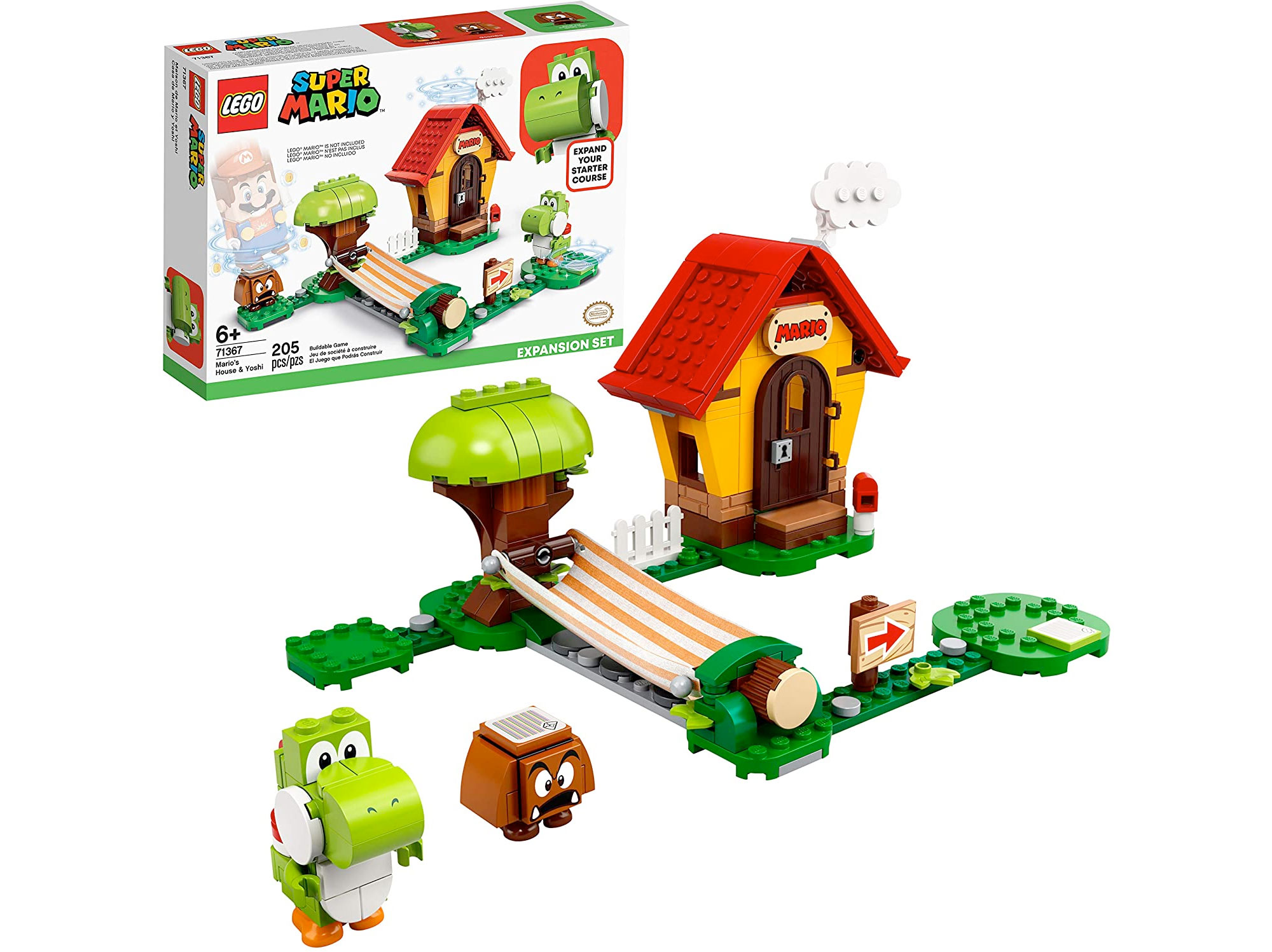 Amazon:LEGO Super Mario Mario’s House & Yoshi Expansion Set 71367 (205 pcs)只賣$29.86