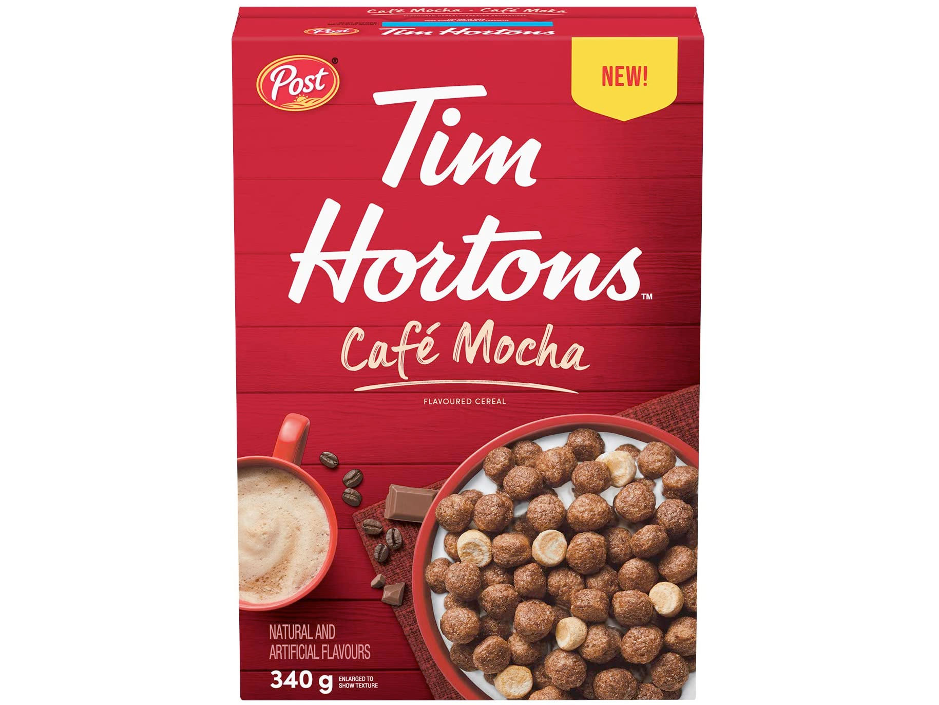 Amazon：Tim Hortons Café Mocha Flavoured Cereal (340g)只賣$2.99