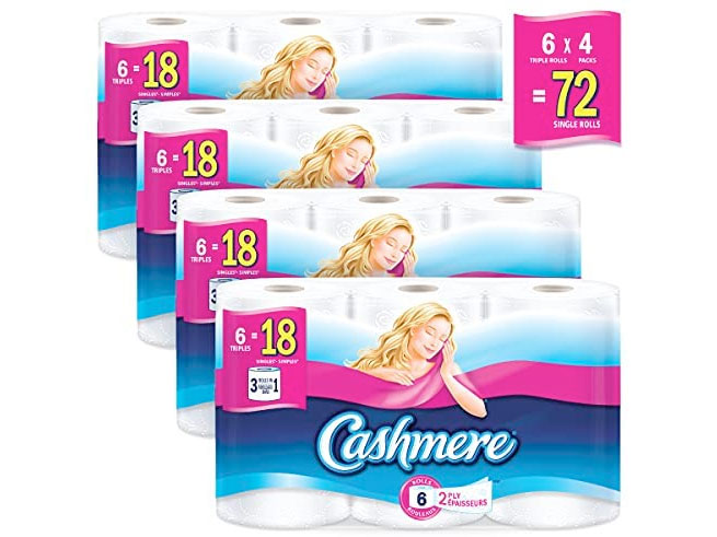 Amazon：Cashmere Soft & Thick Toilet Paper 24 Triple Rolls只賣$15.74