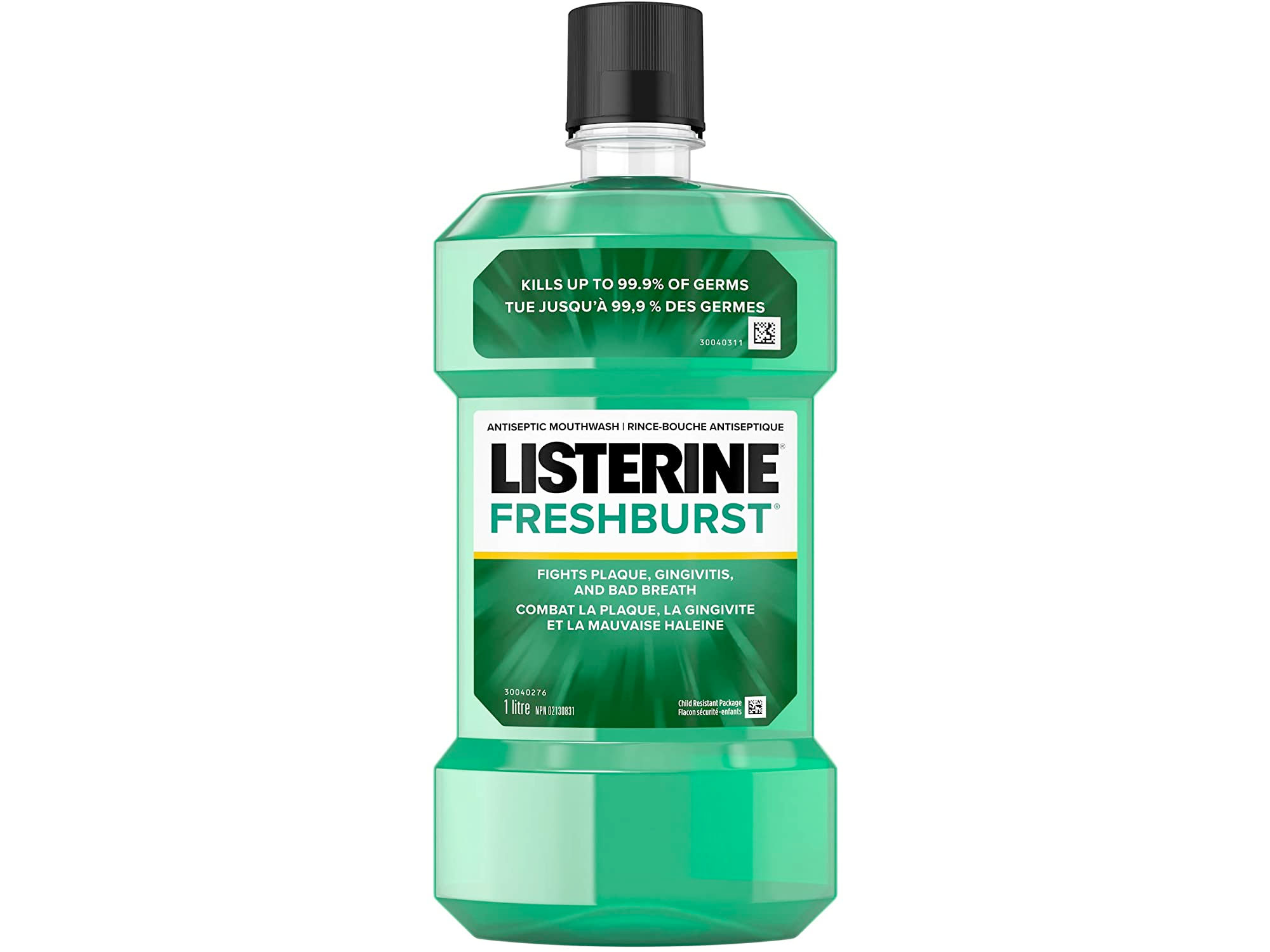 Amazon:Listerine Fresh Burst Antiseptic Mouthwash (1L)只賣$4.96